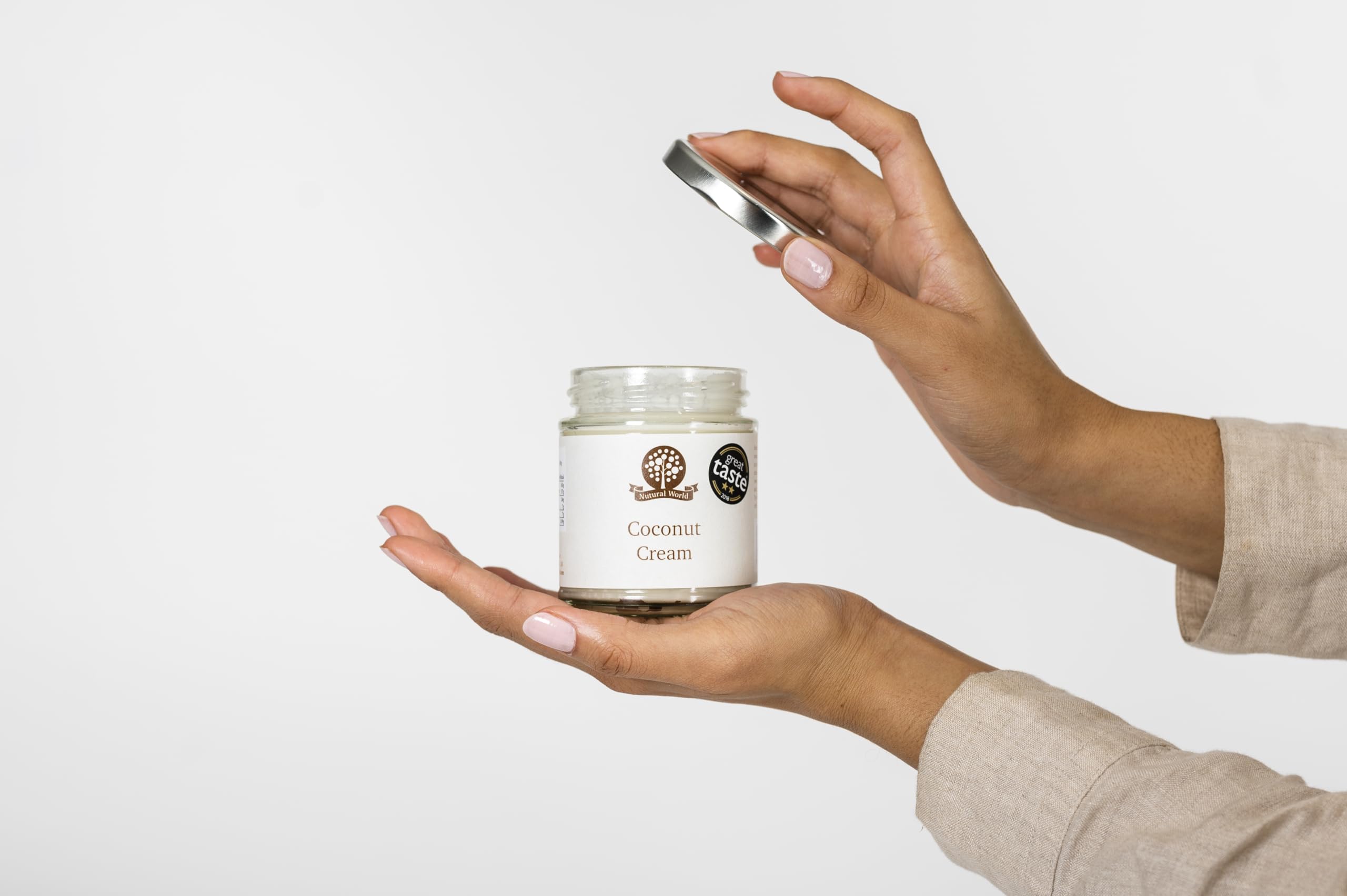 Nutural World - Kokoscreme (1kg) im wiederverwendbaren Glas 5