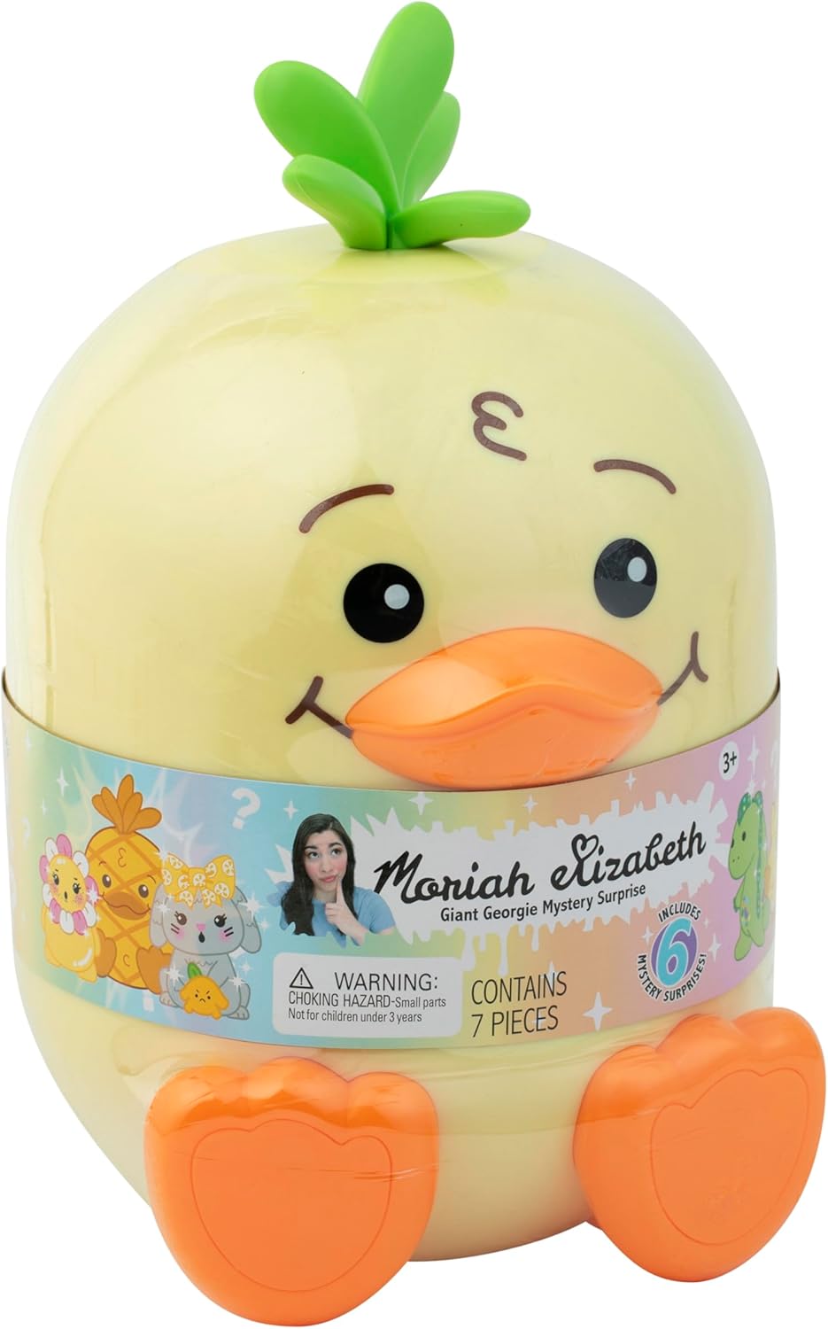 Moriah Elizabeth Giant Georgie Mystery Surprise Unboxing Set - Collectible Egg with Plush, Figures & Stickers 4