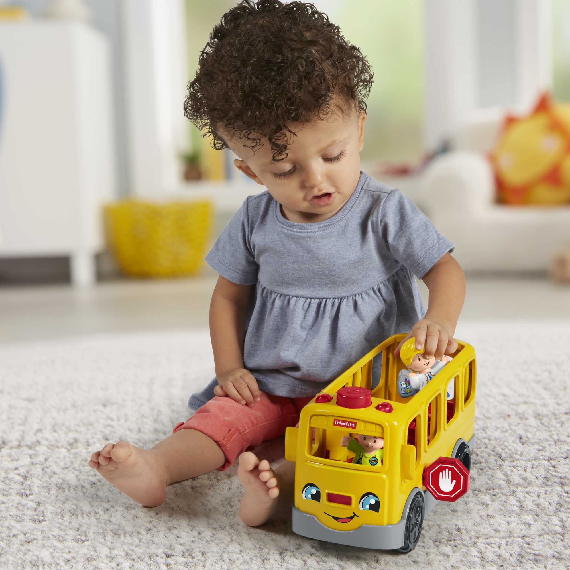 Fisher-Price Little People Sit with Me School Bus - Multilanguage Edition, Ages 1-5 6
