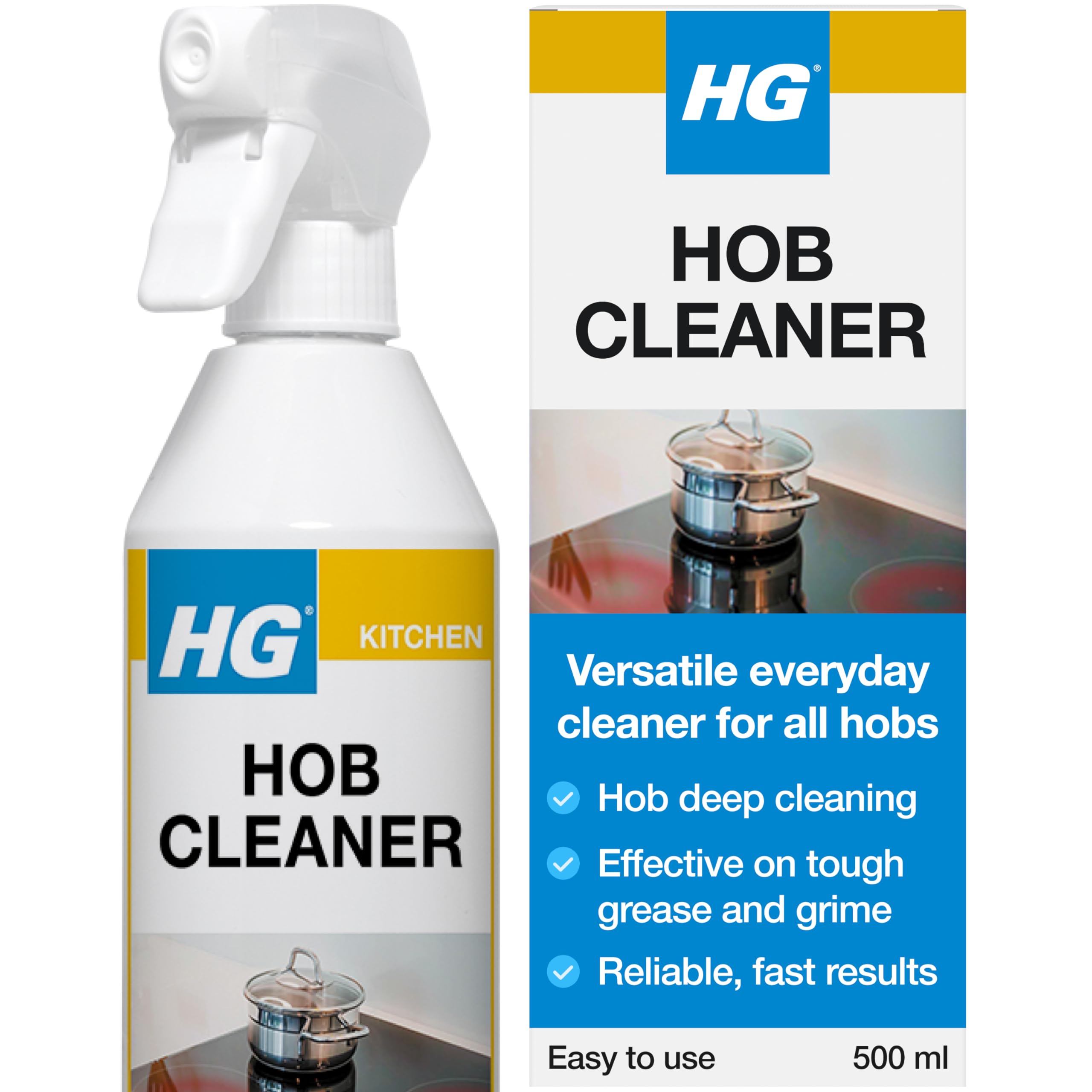 HG - Herdreiniger für den täglichen Gebrauch, Induktions- und Glaskeramik-Kochfeldspray, 500 ml 9