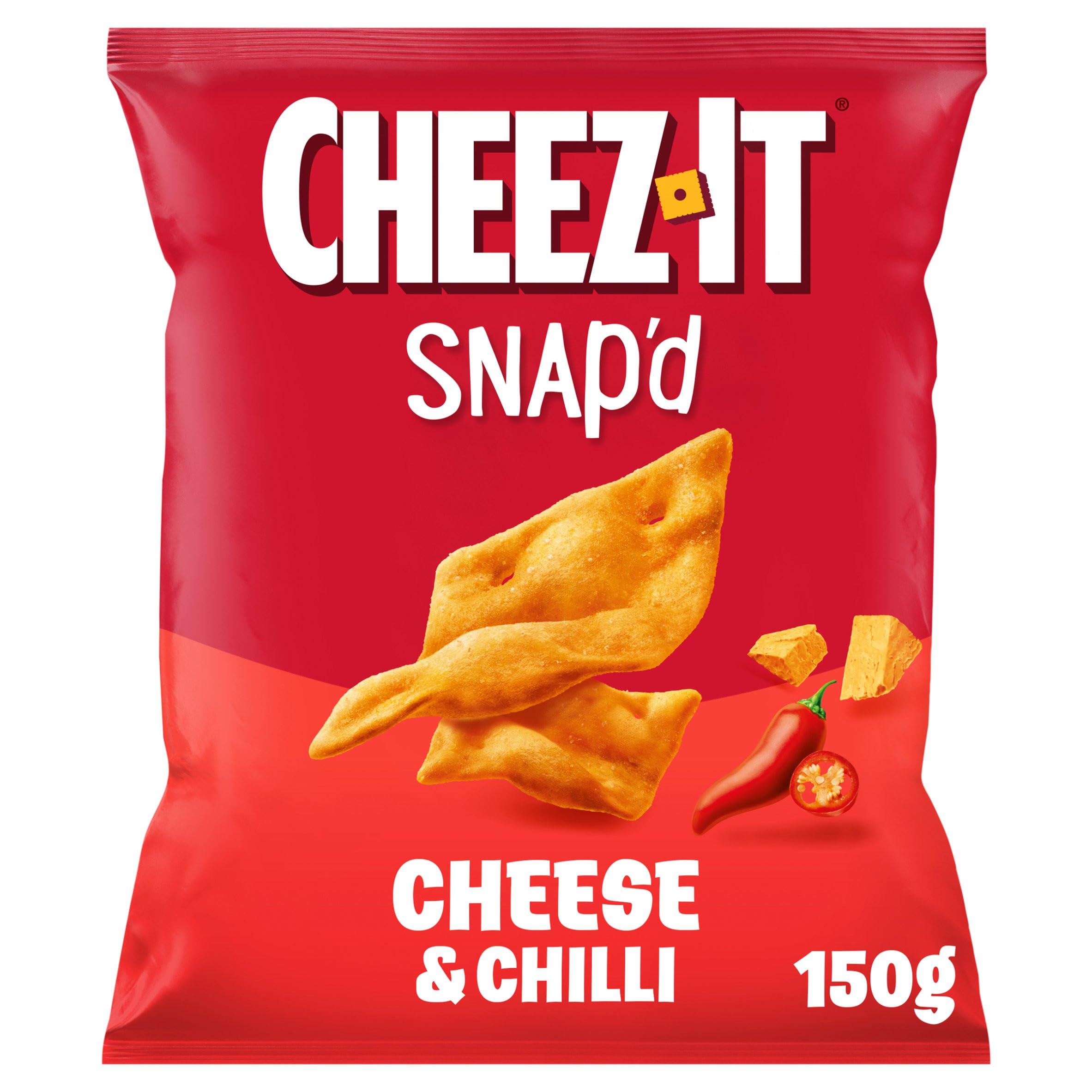 Cheez-It Snap'd Cheese & Chilli Baked Snacks 150g