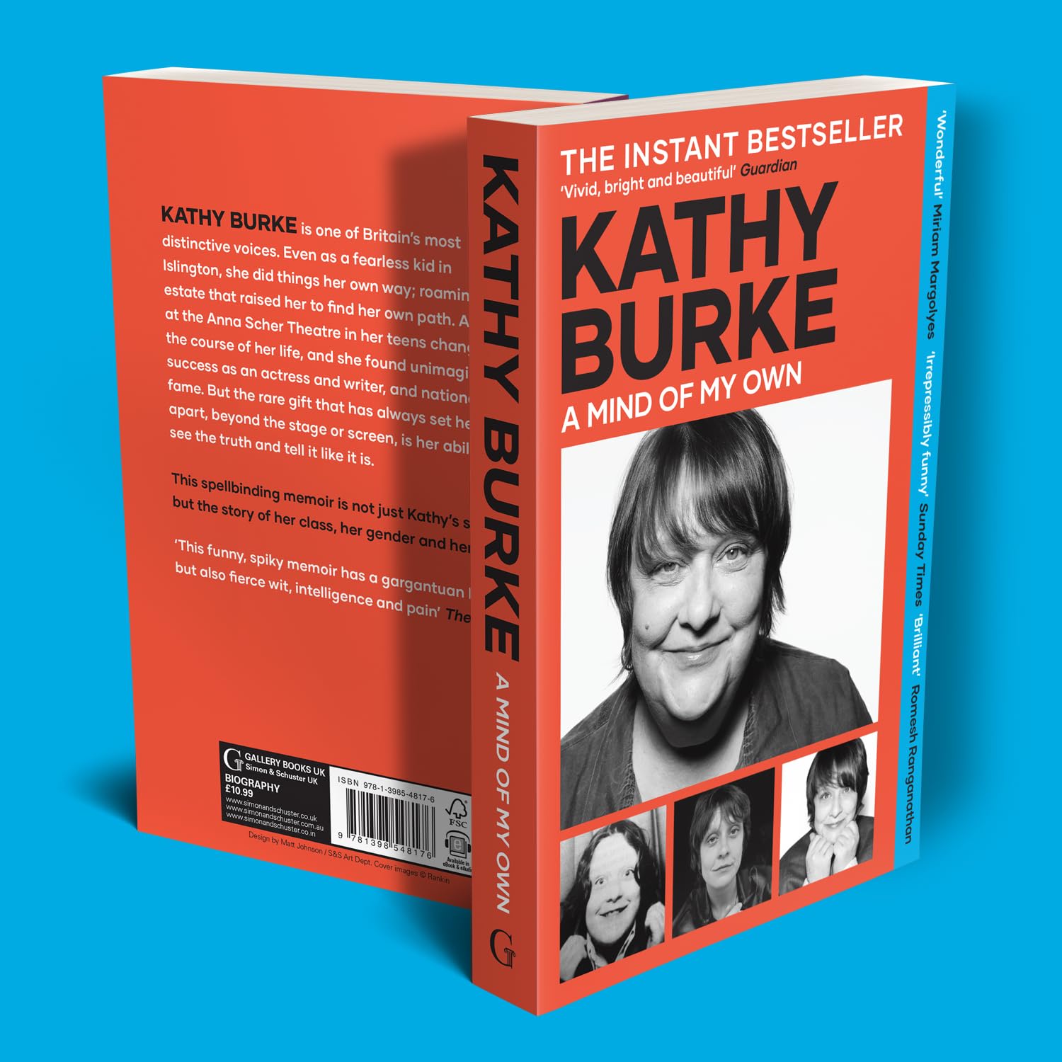 Kathy Burke - A Mind of My Own | Paperback Biography 2