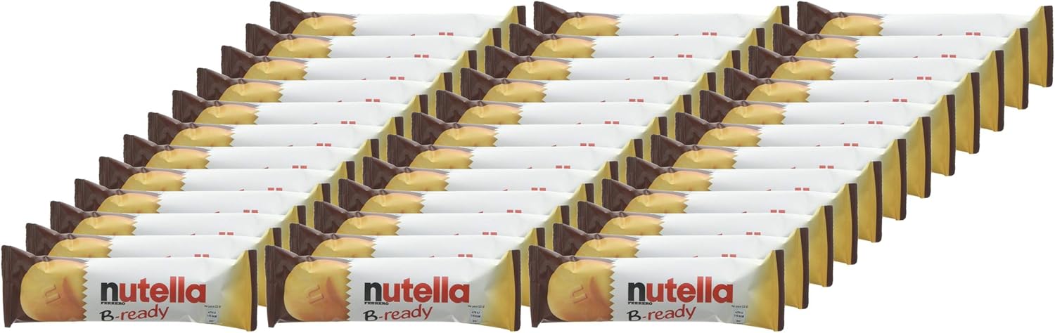 Nutella B-Ready Haselnuss-Schokoladenkekse, 22 g, Packung mit 36 ​​einzeln verpackten Riegeln 4