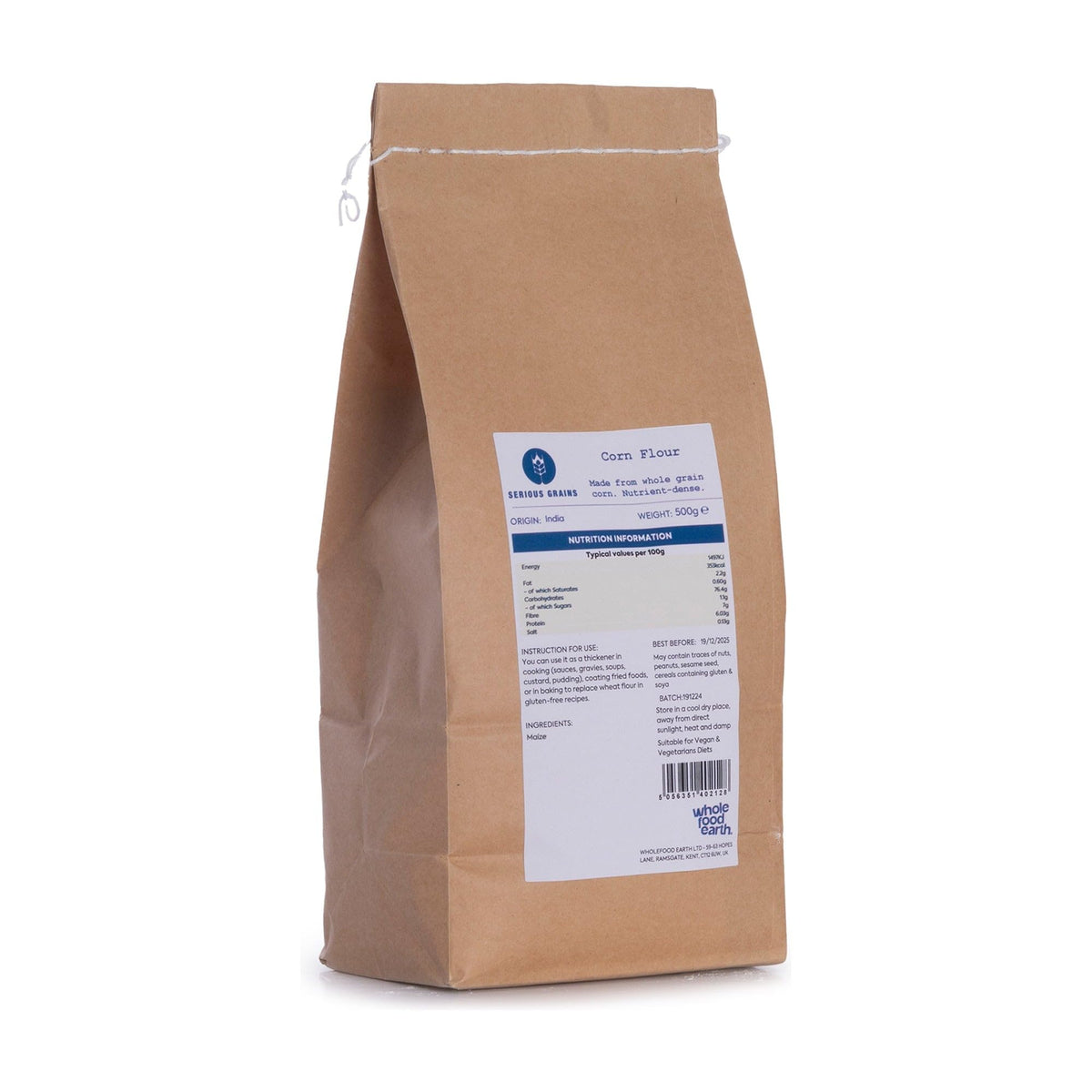 Wholefood Earth Corn Flour 500g