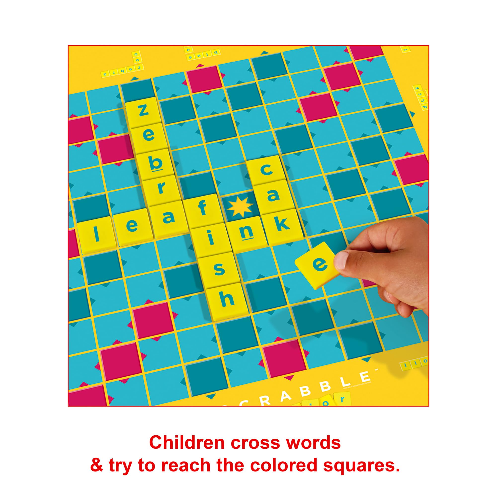 Mattel Games Scrabble Junior Children's Board Game 5