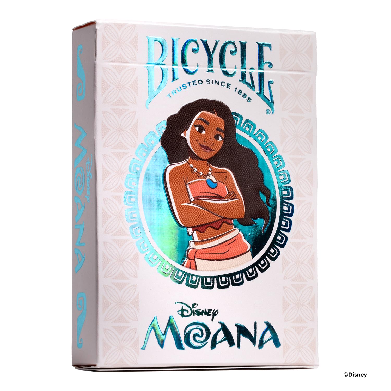 Bicycle Disney Moana Inspired Playing Cards - Blue Standard Deck
