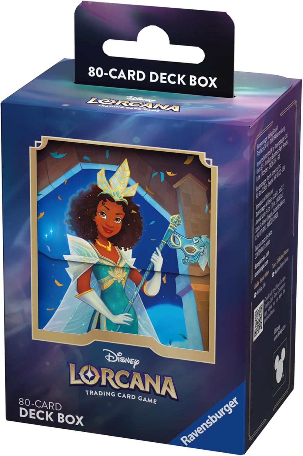 Ravensburger Disney Lorcana TCG Deck Box - Secure Card Storage for 80 Sleeved Cards 4