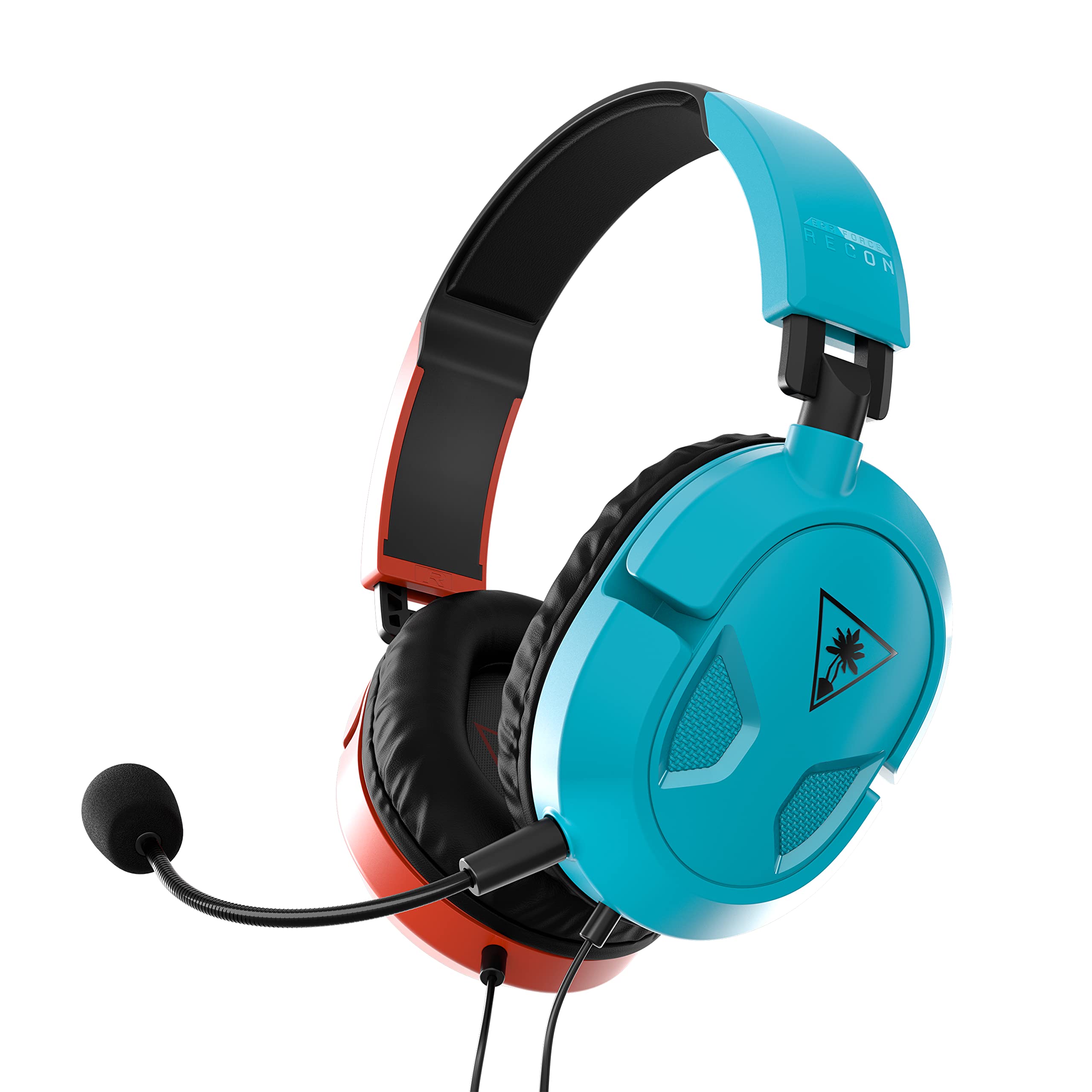 Turtle Beach Recon 50 Red/Blue Gaming Headset for Nintendo Switch, Xbox, PS4, PS5, PC & Mobile