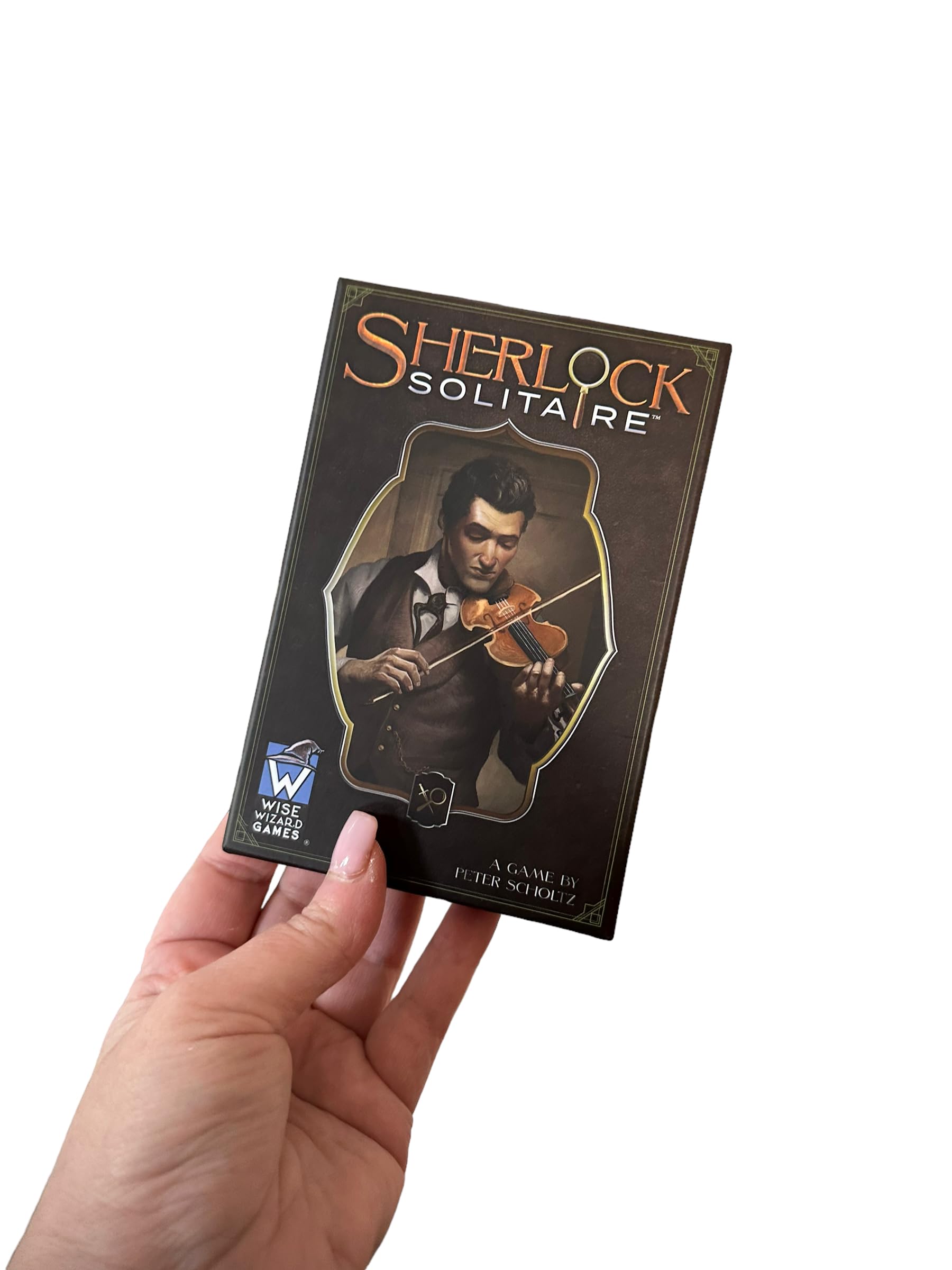 WISE WIZARD GAMES Sherlock Solitaire Strategy Card Game | 1-2 Players | Ages 18+ 5