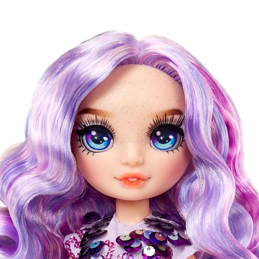 Rainbow High Violet Willow Fashion Doll with Sparkle Slime, Magical Pet & Customizable Accessories - Purple Shimmer Doll Playset for Ages 4-12 6