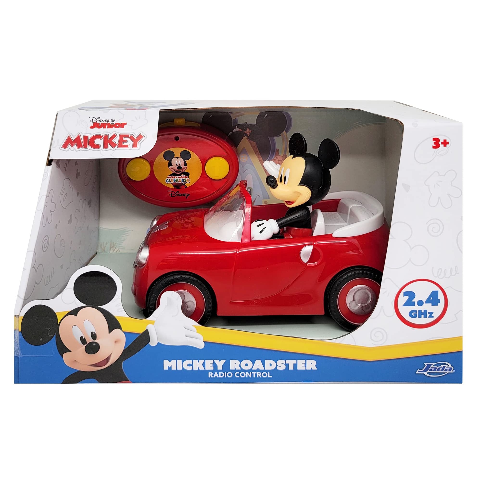 Mickey Mouse Remote Control Roadster - Red - Disney Licensed Vehicle for Kids 3+ 7