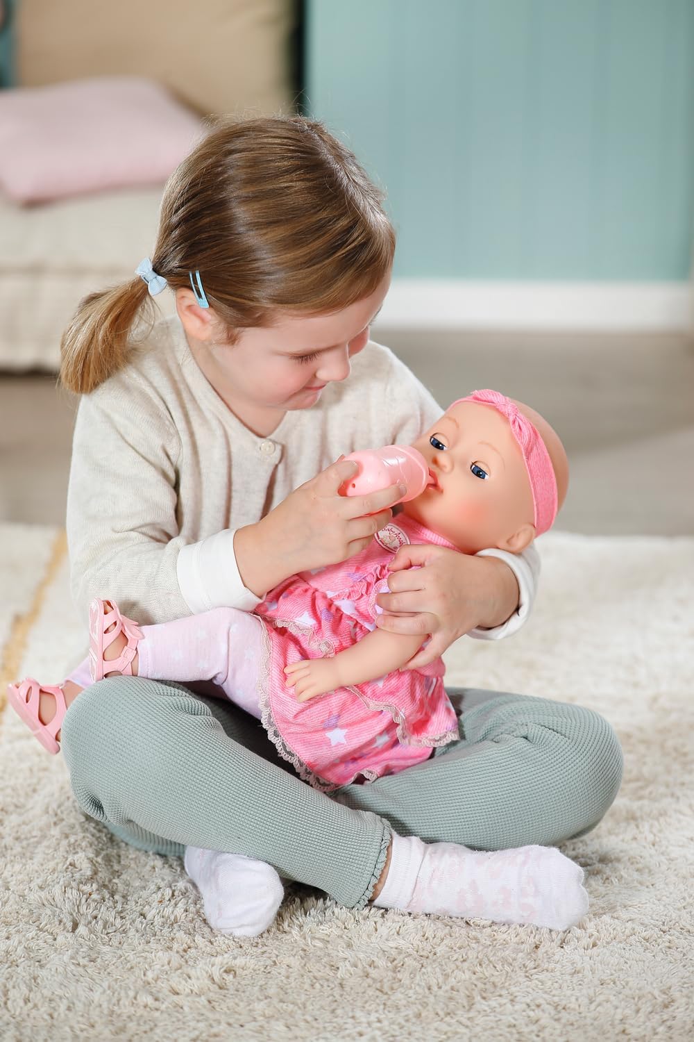 Baby Annabell Mia So Soft 710678 - 43cm Pink Doll with Soft Body & Real-Life Eye Features 7