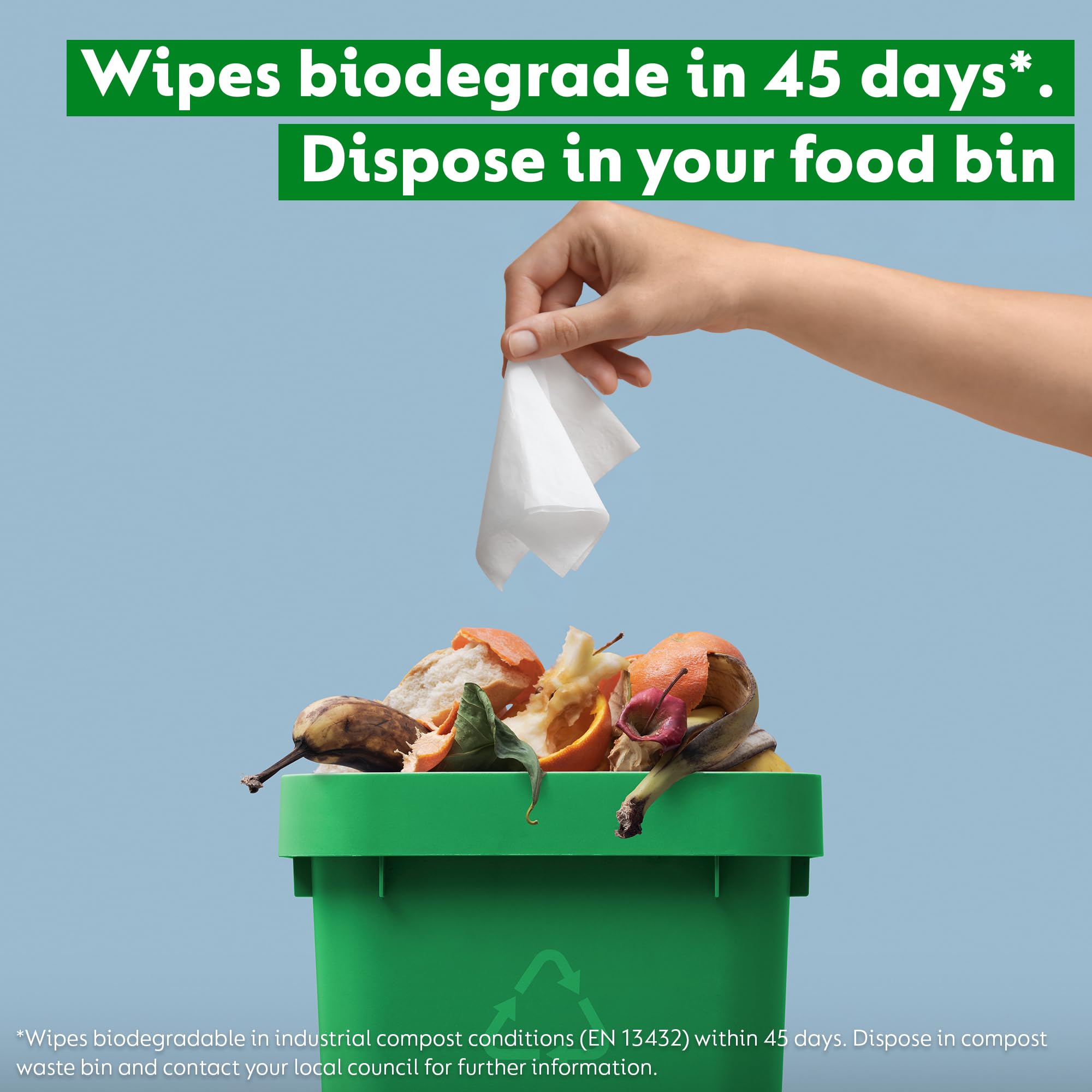 Dettol - Antibacterial Biodegradable Surface Cleaning Disinfectant Wipes 110 x 3 10