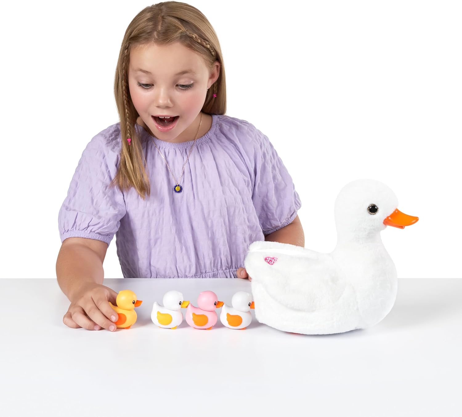 Pets Alive Mama &amp; Baby Surprise – Elektronisches Enten-Spielset mit Geräuschen und watschelnden Bewegungen 4