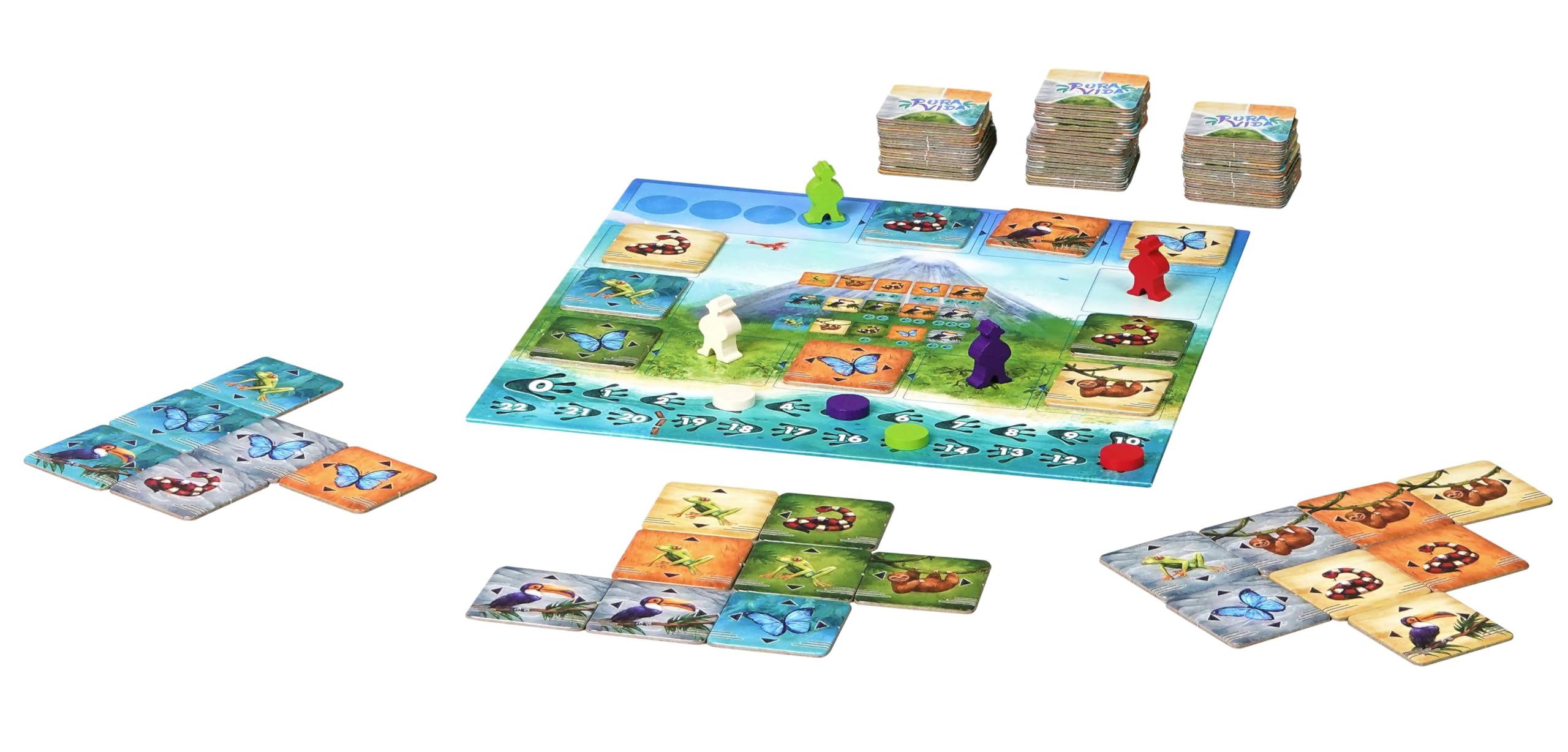 Piatnik Pura Vida Family Board Game for 2-4 Players, Ages 8+, 30-Minute Playtime