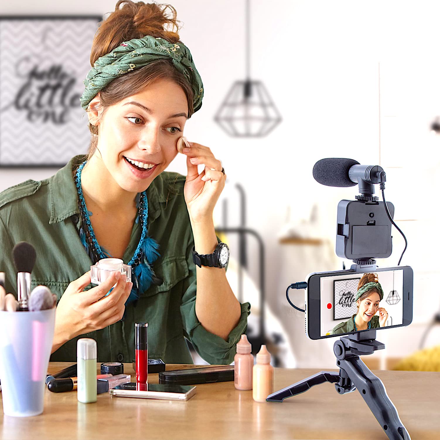 Canal Toys Studio Creator INF 033 Podcast and Vlogging Kit | LED Light, Mic, Tripod | Ages 8+ 4