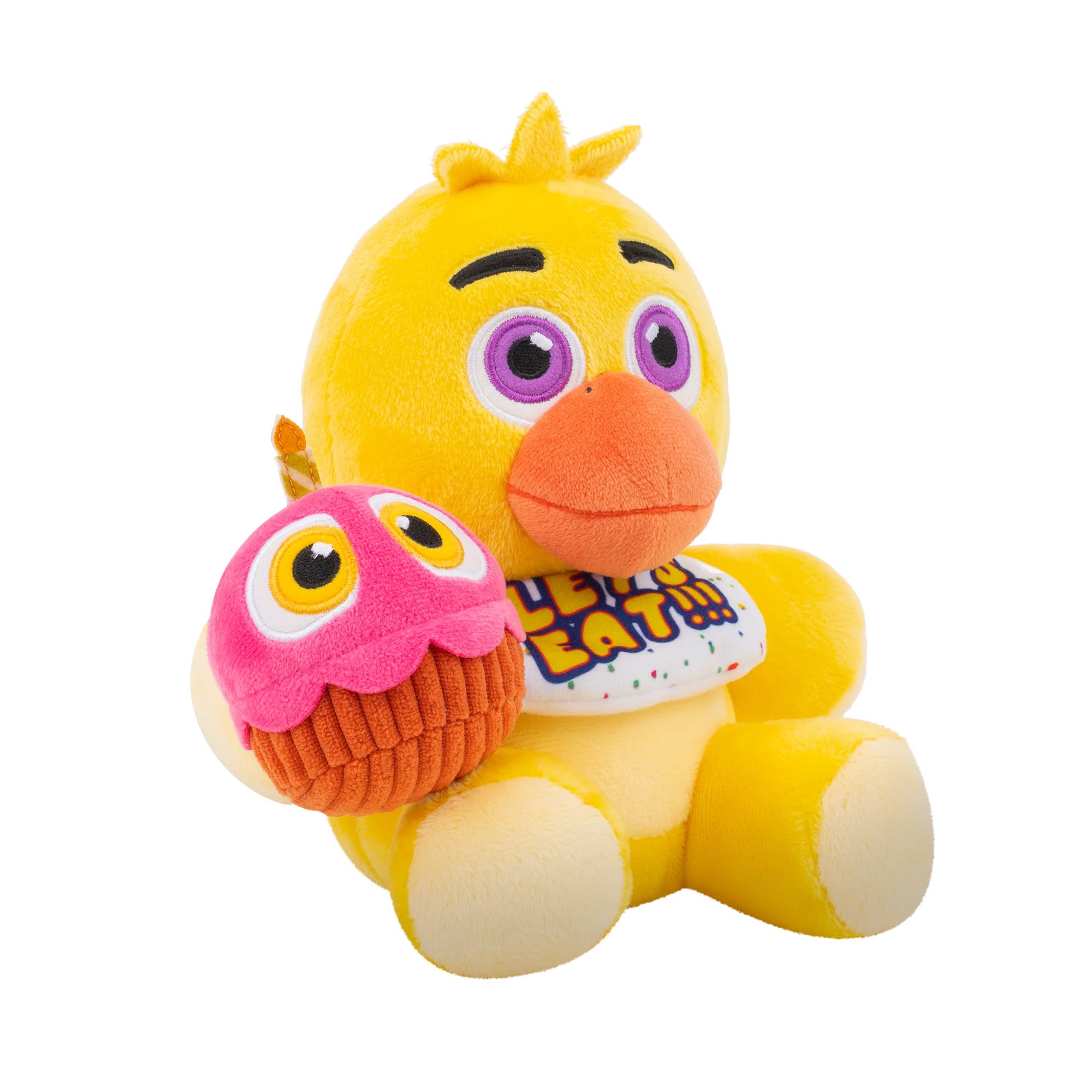 Five Nights at Freddy's Classic Chica Plush - 8-Inch Glow-in-the-Dark Eyes