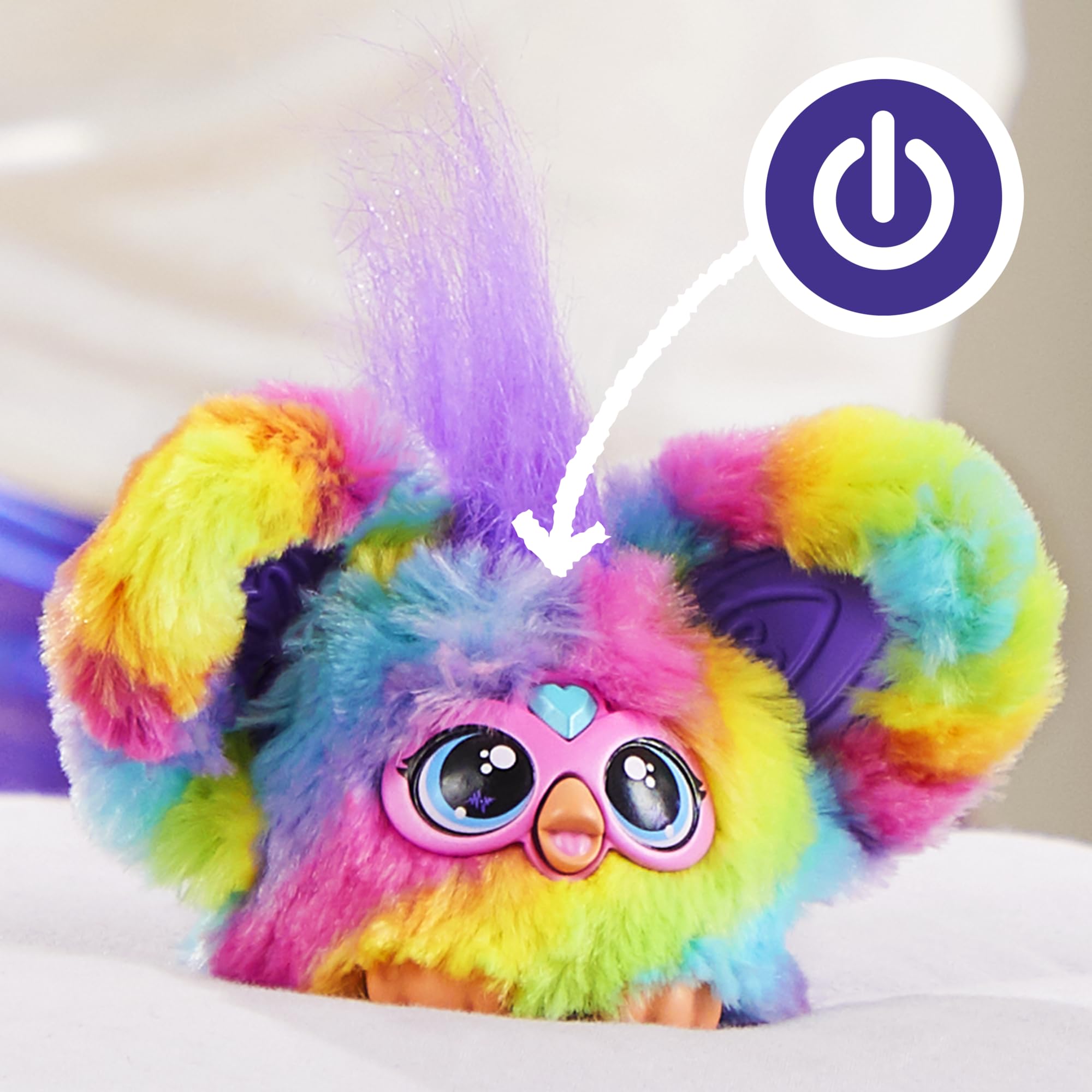 Furby Ray-Vee Furblets Series 1 - Mini Electronic Plush Toy with Sounds, Interactive Talking Collectible for Kids 3