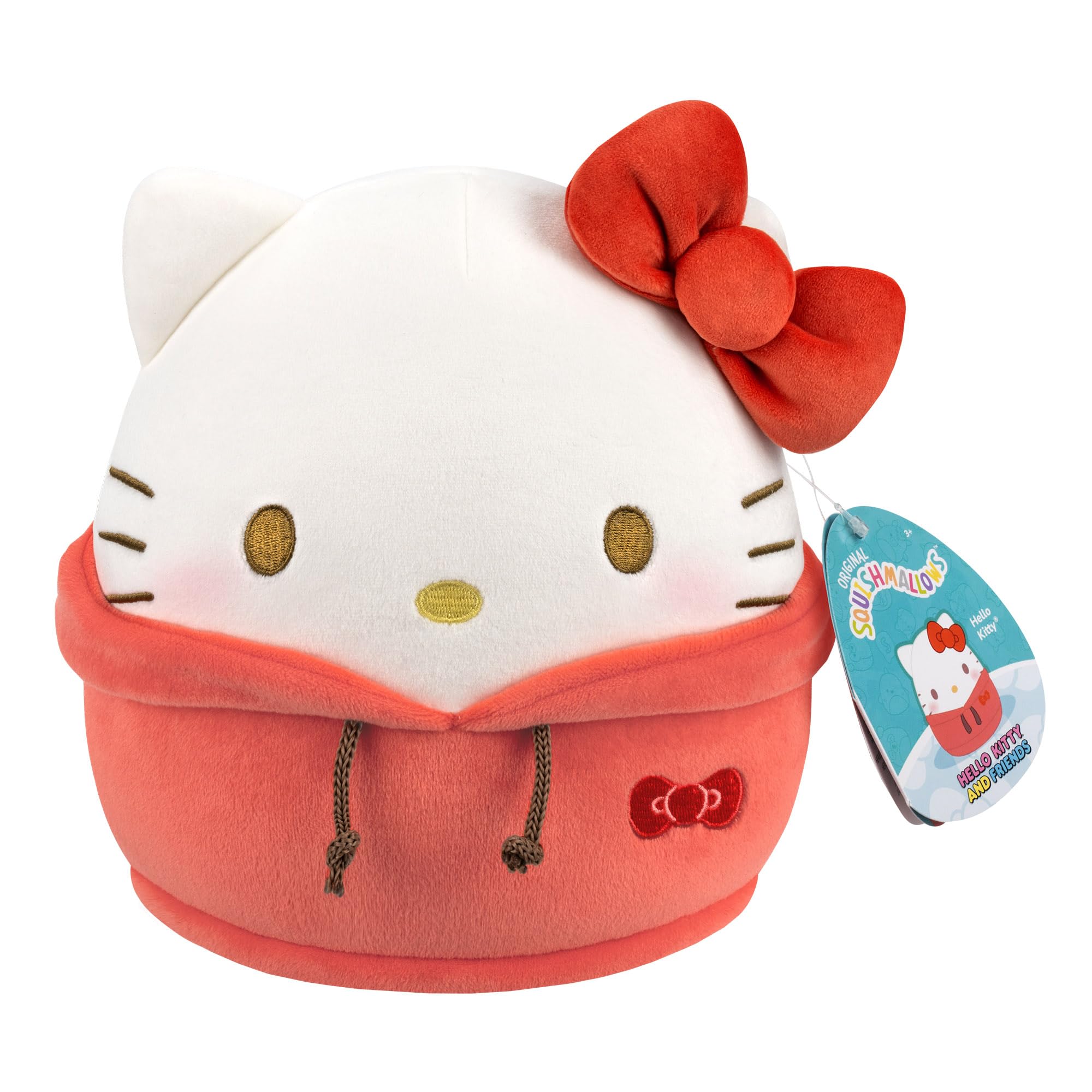 Squishmallows Dabodabo Hoodie Hello Kitty 8-Inch Plush - Sanrio x Jazwares 7