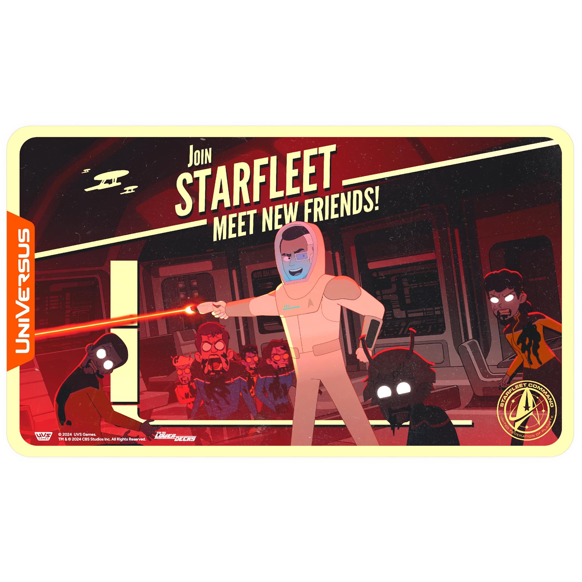 UniVersus Star Trek: Lower Decks Sam Rutherford Playmat - 24 x 14 Inches