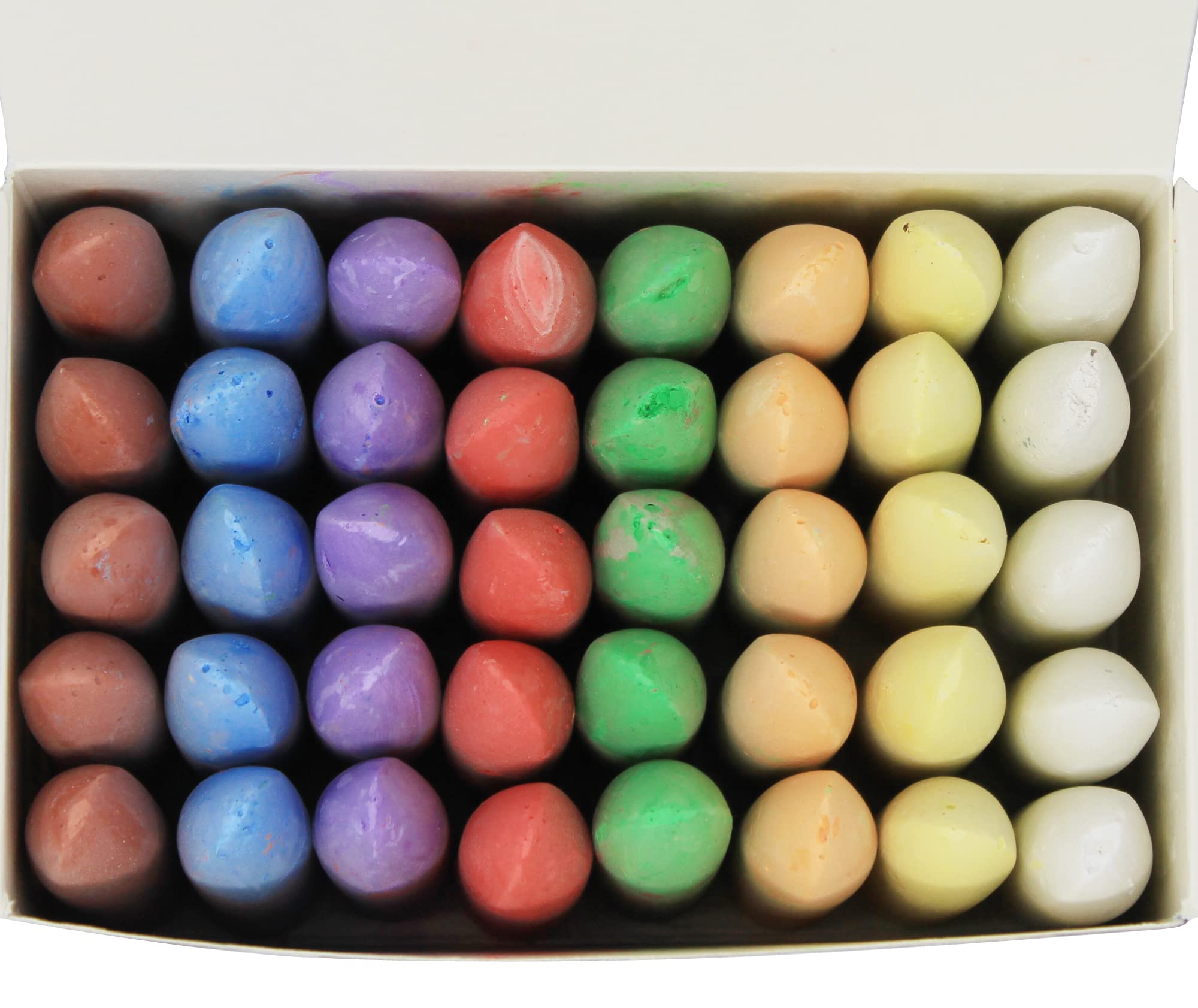 Bright Ideas PK40 5,5 cm dicke Kreidestifte – verschiedene Farben für Spaß auf dem Spielplatz im Freien 5