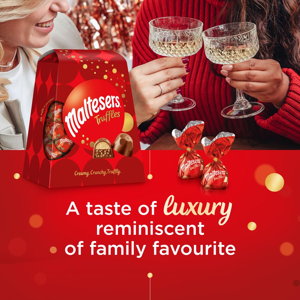 Maltesers Truffles Milk Chocolate Gift Box of Chocolates 200g 22