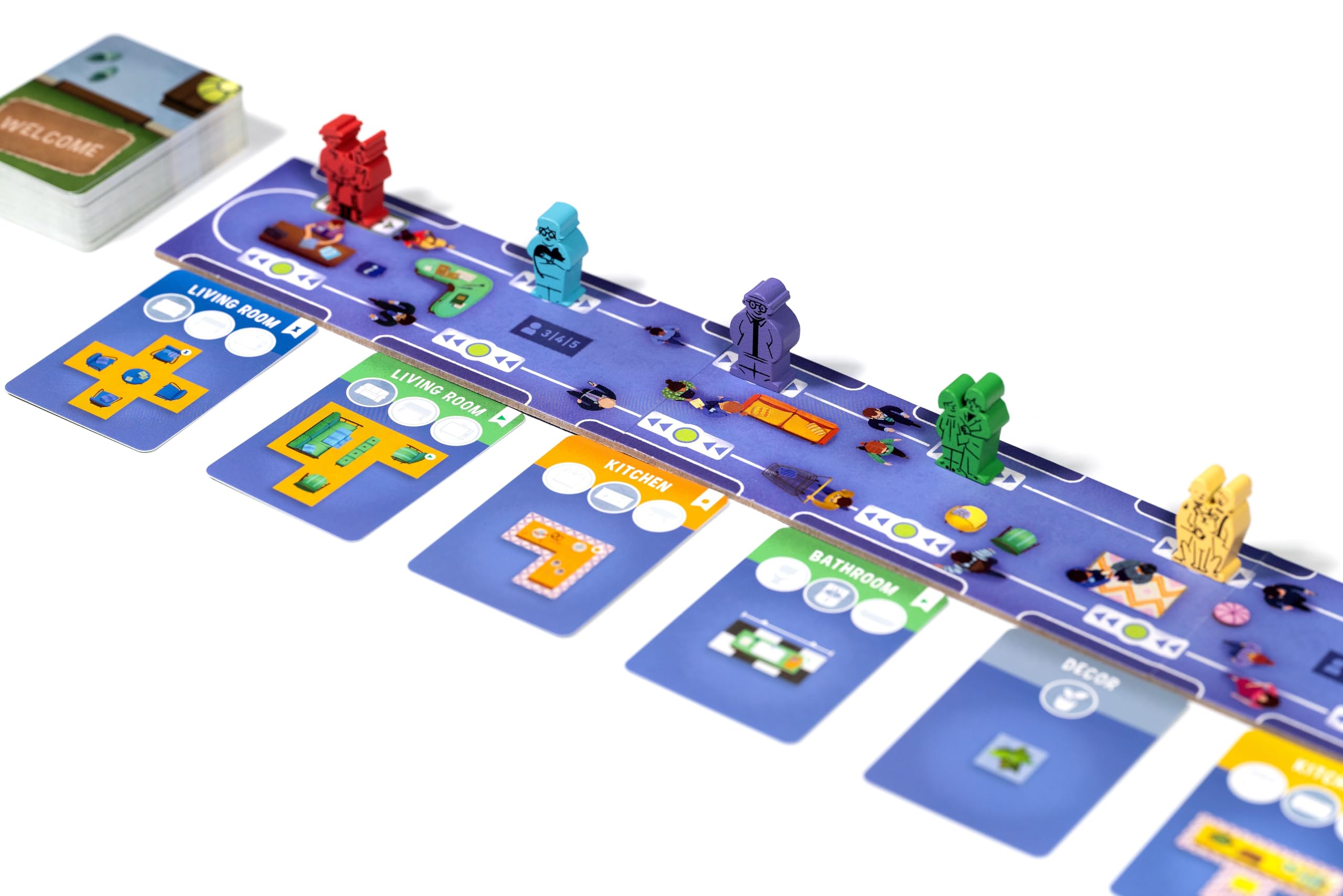 Alley Cat Games Happy Home Strategy Home Decoration Polyomino Game 11