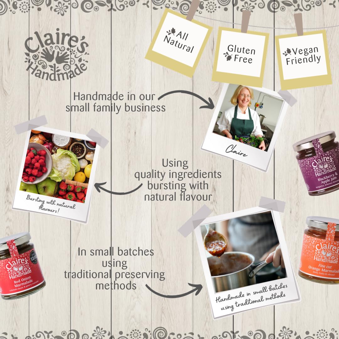 Claire's Handmade Gooseberry Extra Jam - Tart & Full-Flavoured | 227g | Vegan & Gluten Free 7