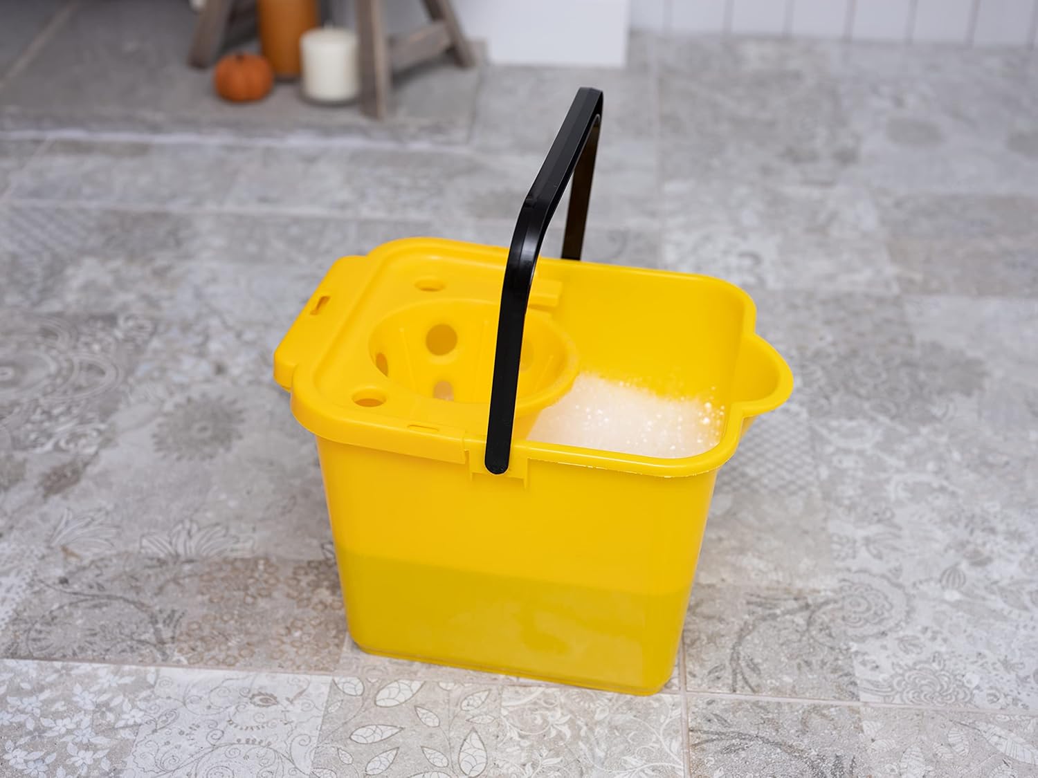 Addis Mop Pail and Wringer 12L - Sunshine Yellow 5
