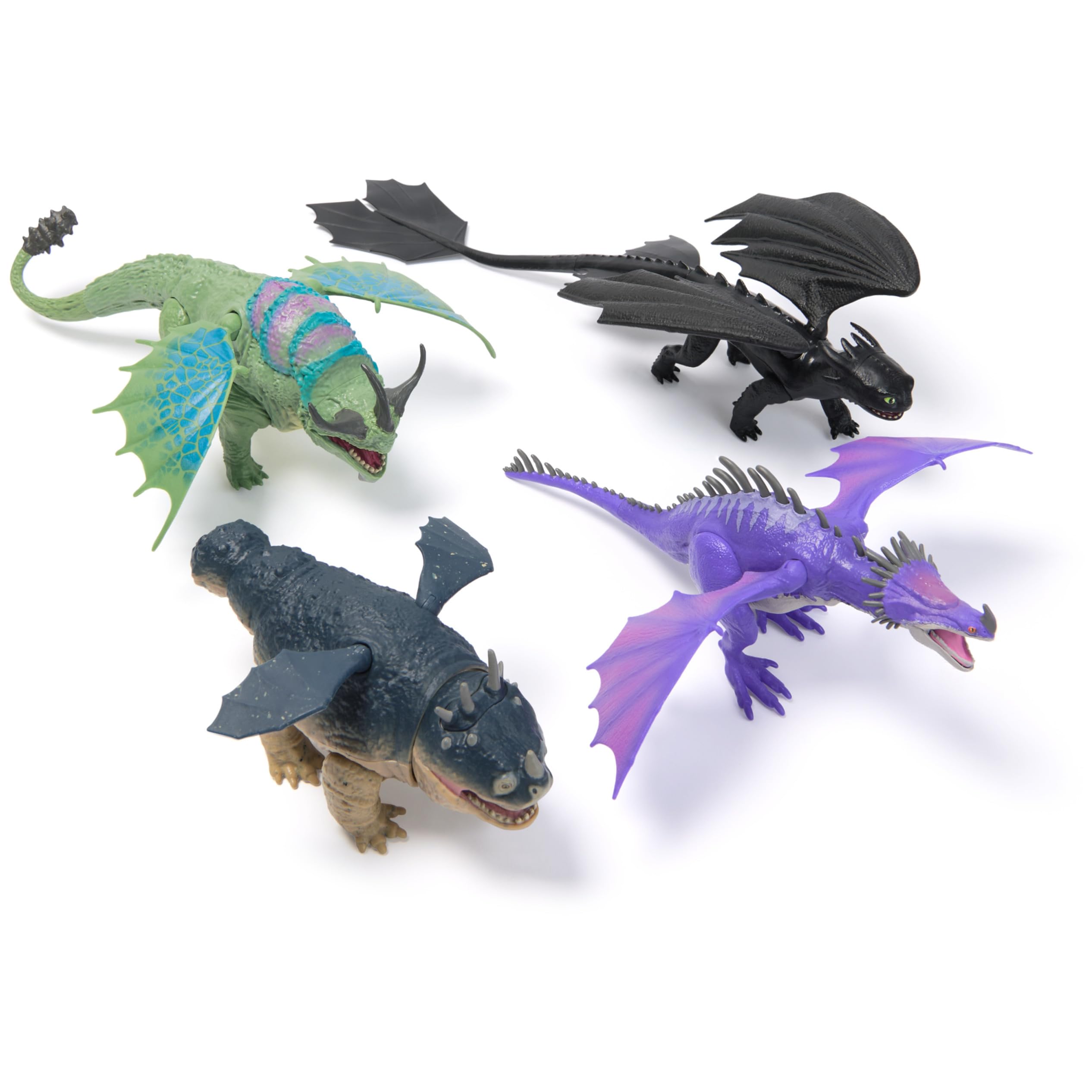 Dreamworks Dragons Gronckle Action Figure - 13 cm Collectible with Articulated Wings & Bobblehead | Age 4+ 8