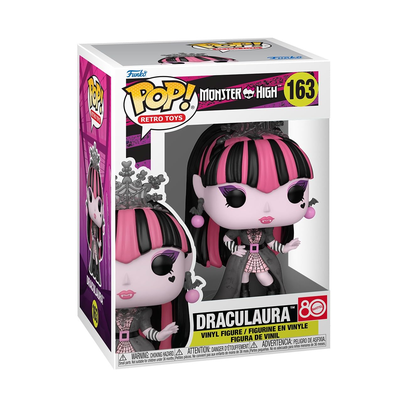 Funko Pop! Vinyl: Monster High Draculaura - Chibi Character Figure | 3.75 Inch | Vinyl
