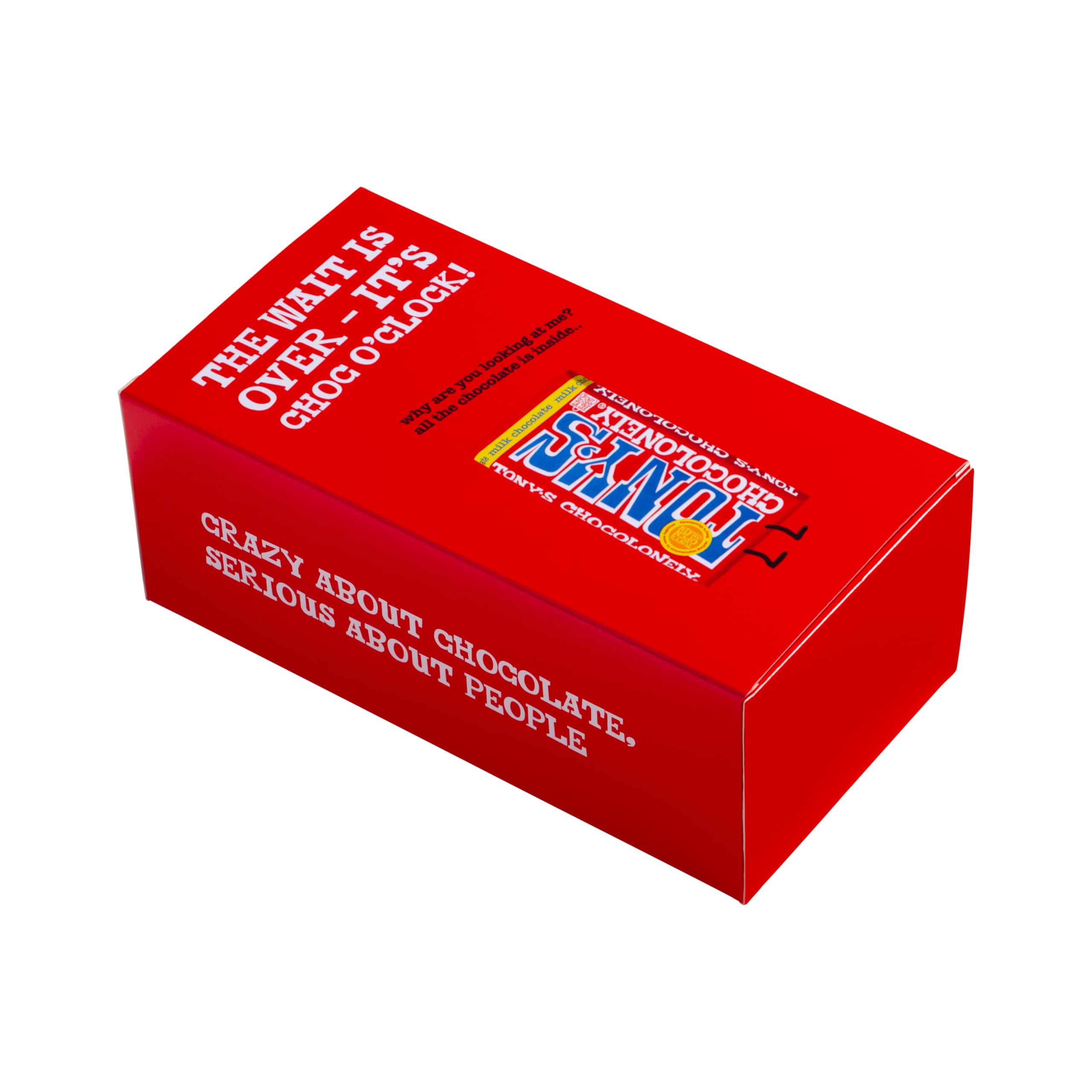 Tony's Chocolonely Milk Caramel Sea Salt Chocolate Bars - Gift Box of 4 (180g Each) 4