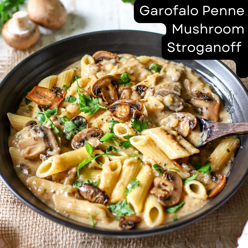 Garofalo Penne Dried Pasta - 1kg, Made with Durum Wheat Semolina, Vegan & Vegetarian Friendly
