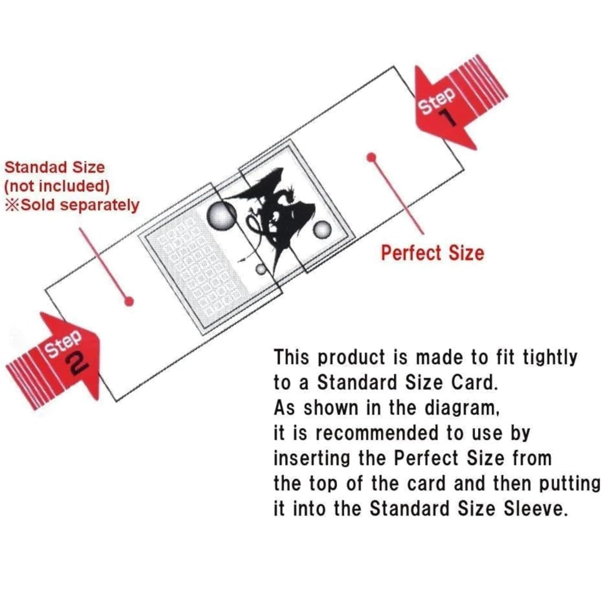 KMC 100 Karte Barriere Perfekte Größe – Transparente Schutzhüllen für Sammelkarten (10 Packungen, 1000 Stück, 64 x 89 mm) 4