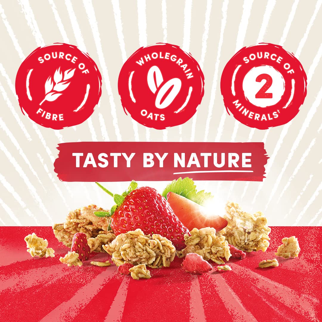 Jordans Country Crisp Strawberry Breakfast Cereal - Oat and Barley Clusters