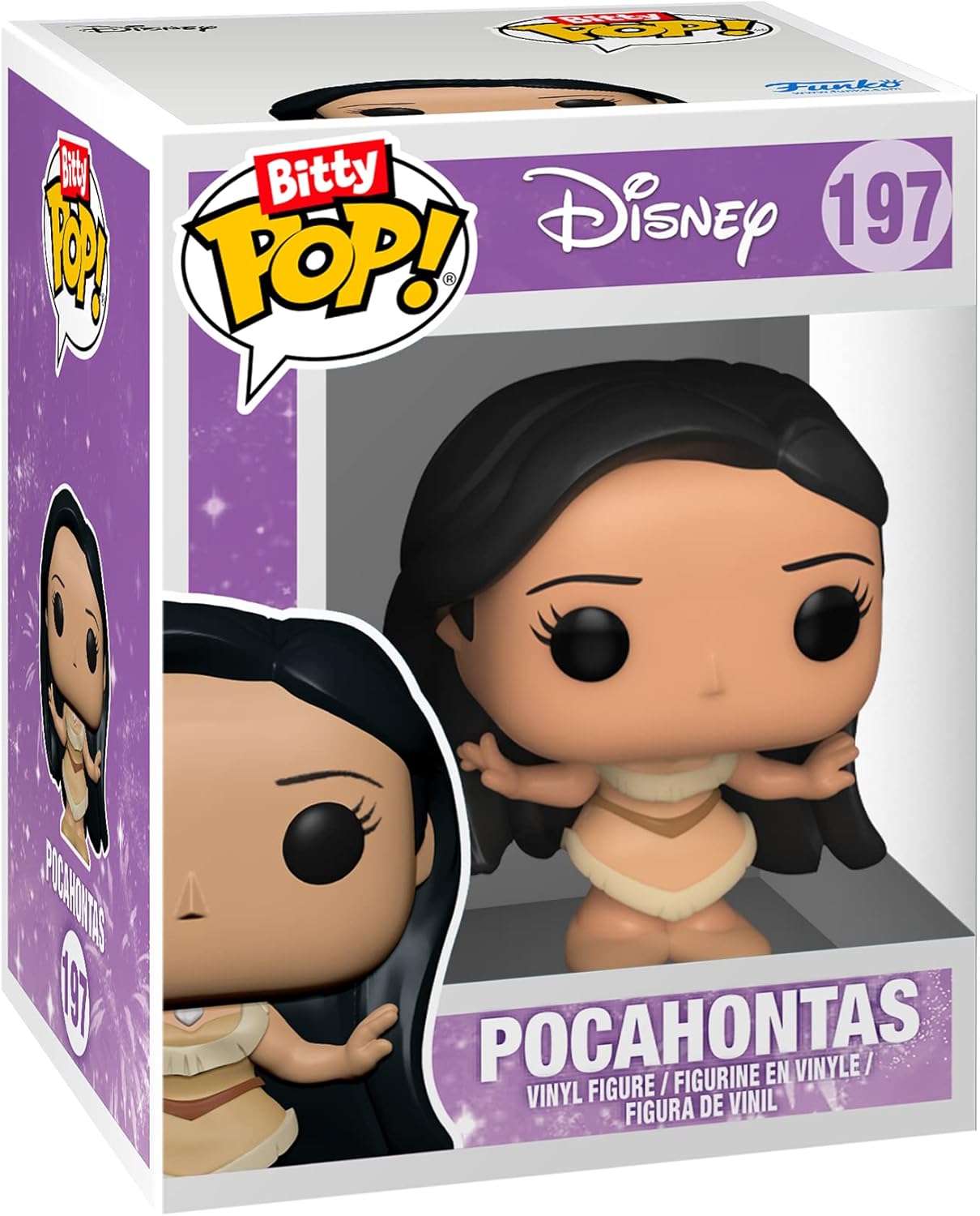 Funko Bitty POP! Disney Princess - Belle, Pocahontas, Jasmine & Mystery Figure Vinyl Set 28