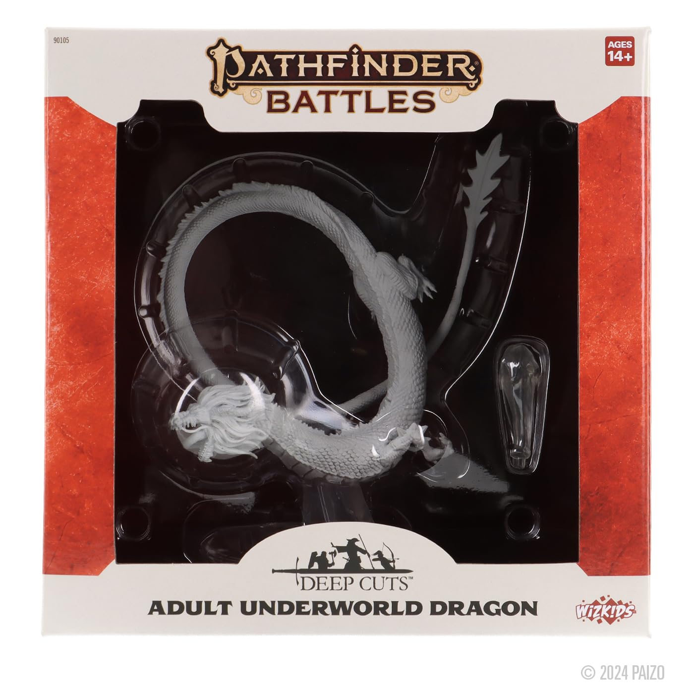 WizKids Pathfinder Battles Miniature - Adult Underworld Dragon | Plastic | 454g