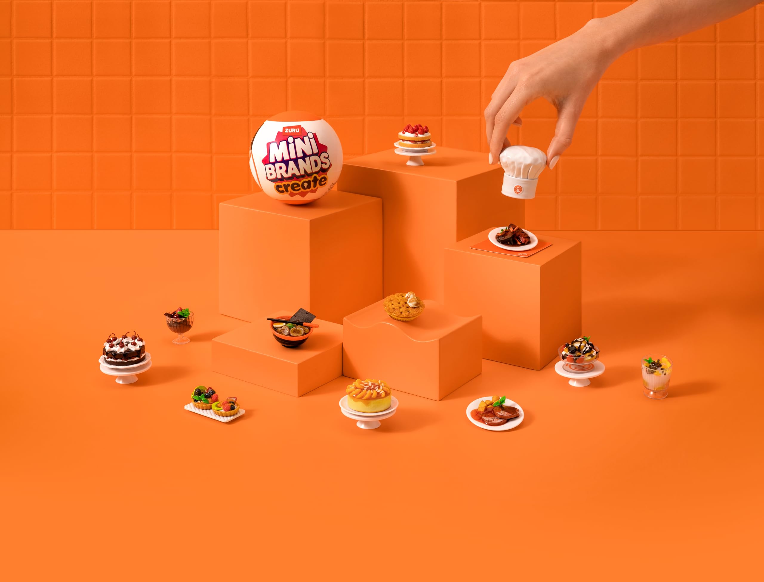 Mini Brands Create MasterChef Capsule by ZURU - Collect 11 Dishes | Series 1 | Ages 3+ 5