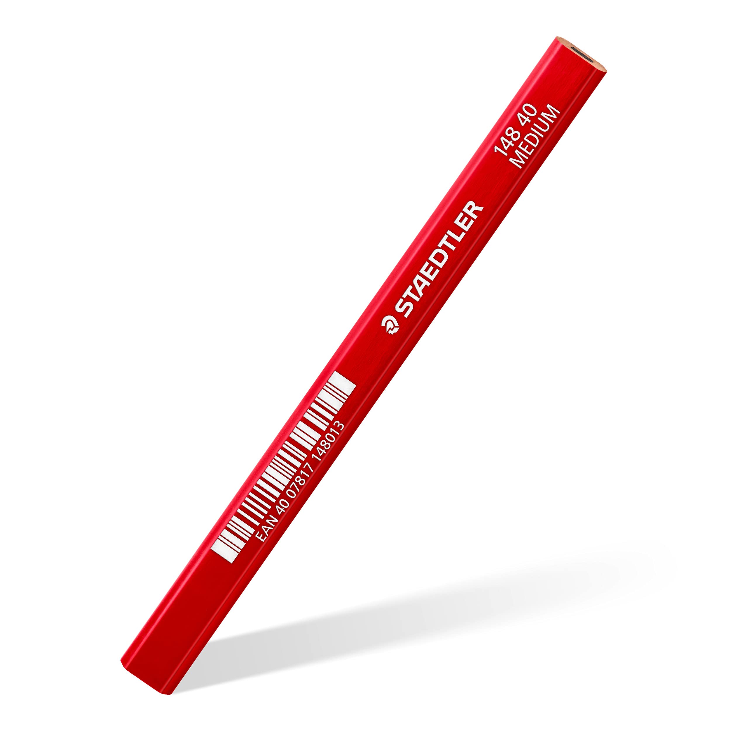 STAEDTLER 148 40 Carpenters Pencil - 2H Lead Hardness | Pack of 12