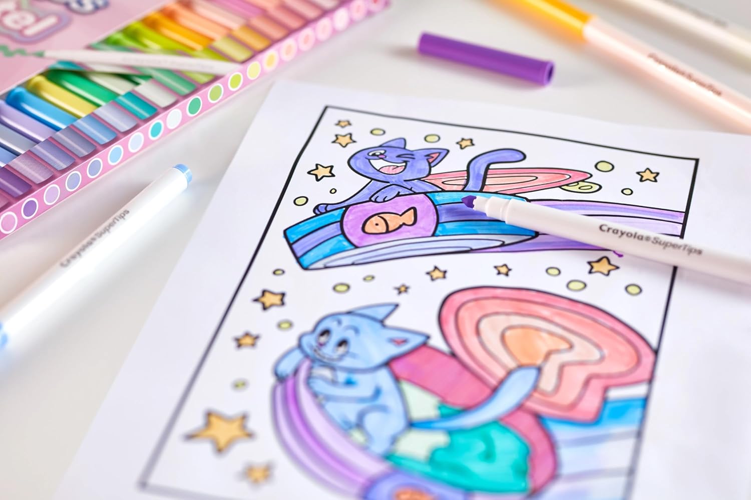 CRAYOLA Pastel Art Case - 50+ Piece Coloring Set for Kids Ages 4+