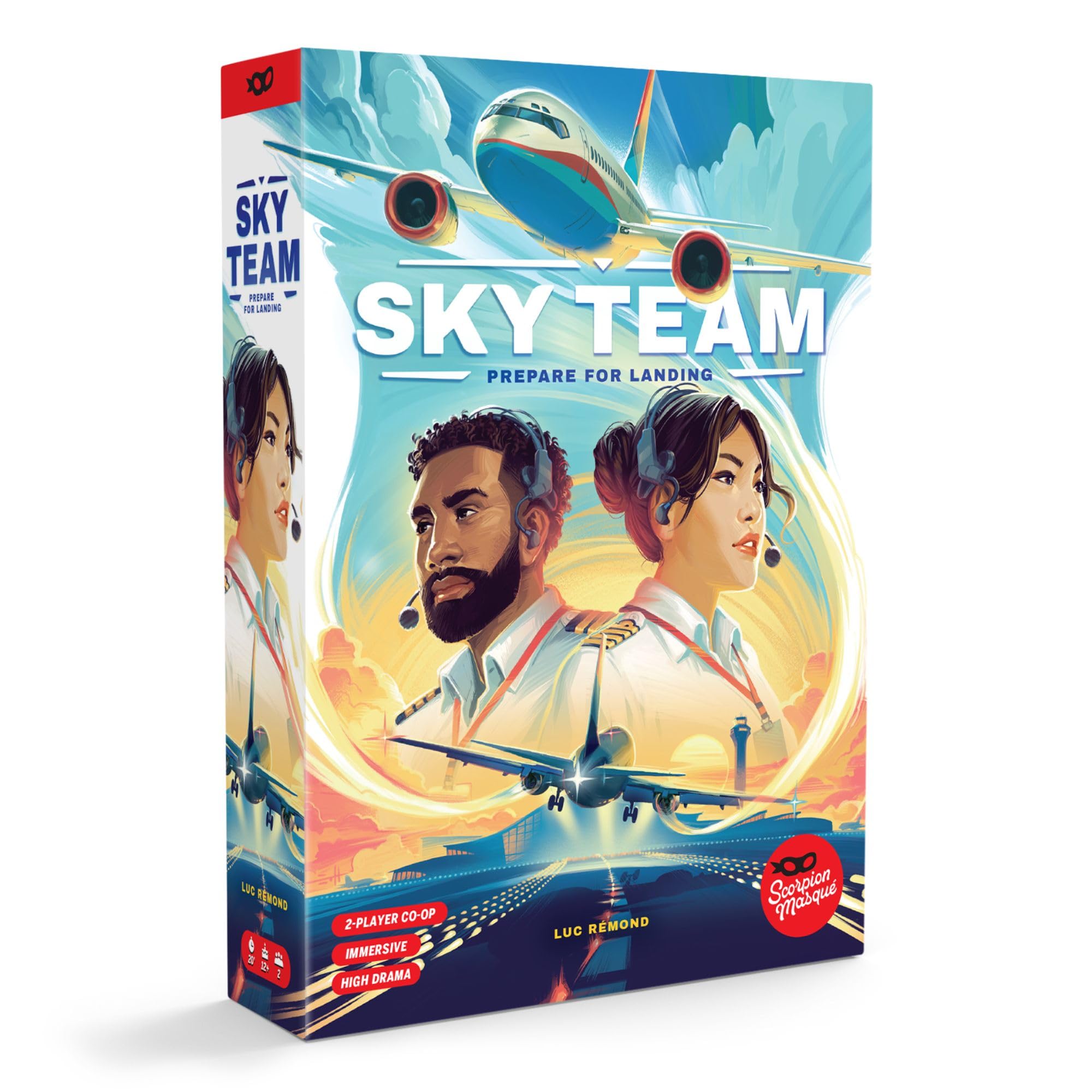 Scorpion Masqué Sky Team Board Game | 2 Players | Ages 14+ | 20 Minutes Playtime