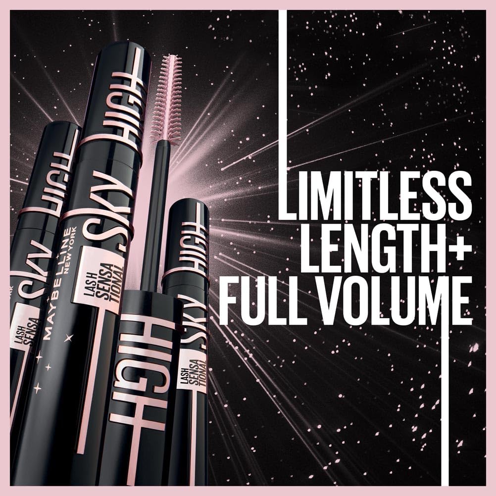 Maybelline Lash Sensational Sky High Volumising & Lengthening, Flake-Free F 4