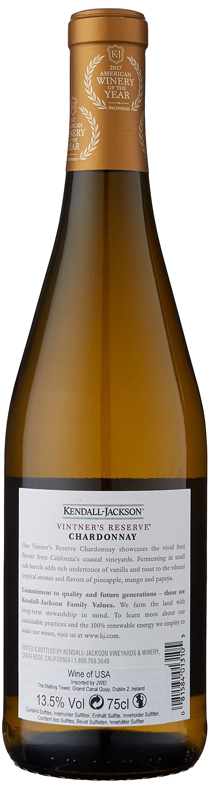 Kendall-Jackson Vintner's Reserve Chardonnay, 75cl 4