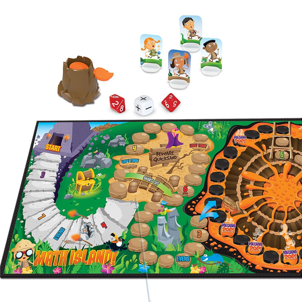 Learning Resources Maths Island Addition & Subtraction Game Board Game 6