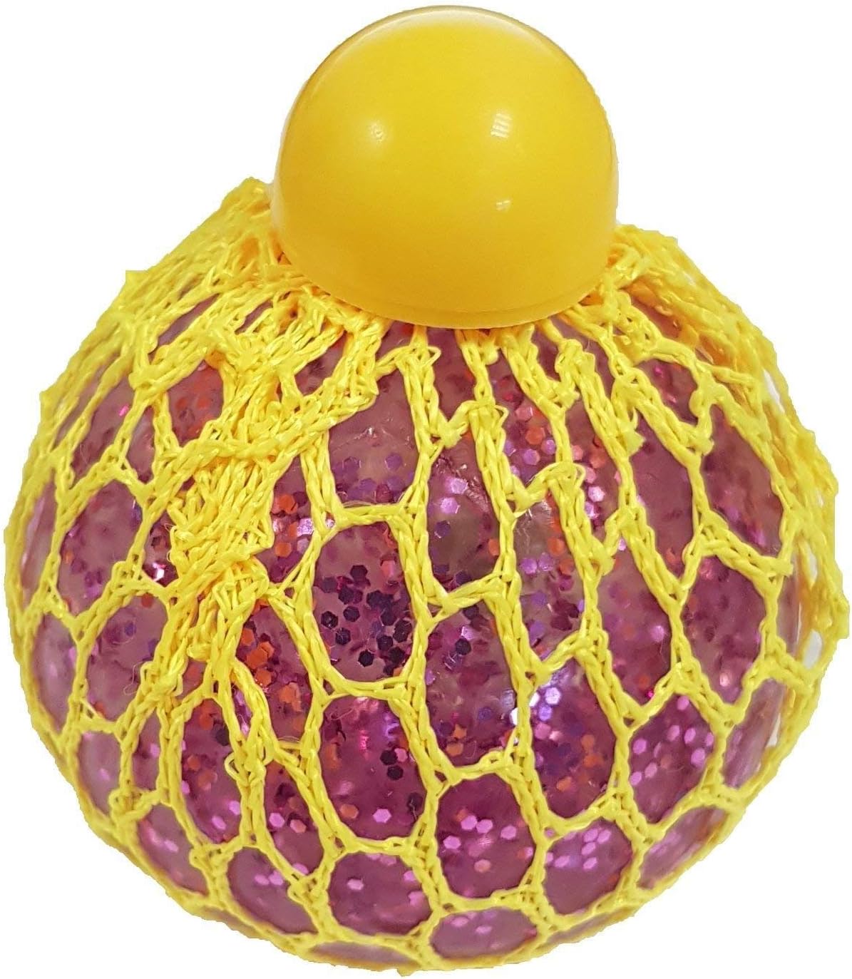 Tobar Glitter Squishy Mesh Ball - Addictive Sensory Toy for Kids 5 Months & Up 5