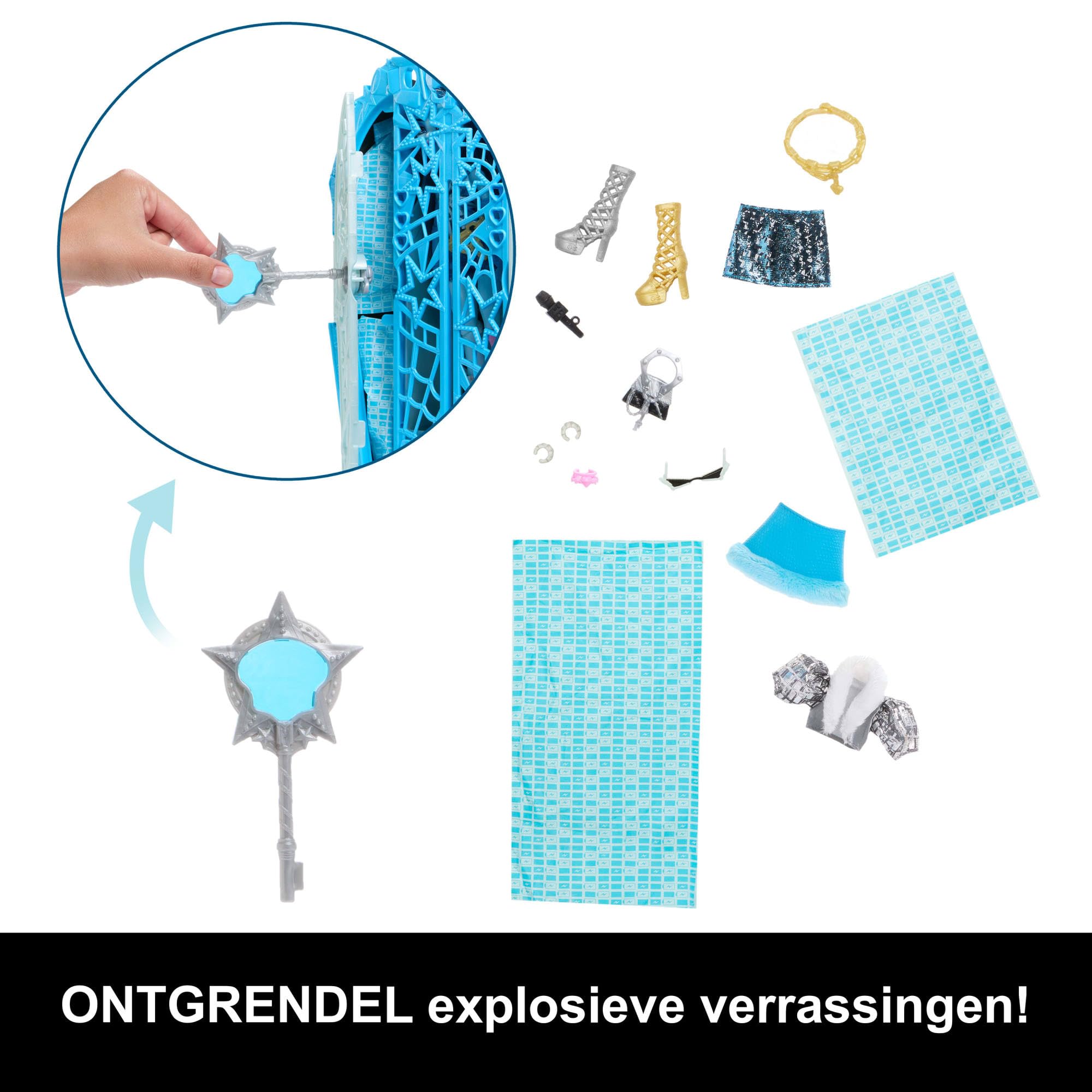 Monster High Skulltimate Secrets Doll and Accessories Set - Hauntlywood Mysteries Playset for Kids 5