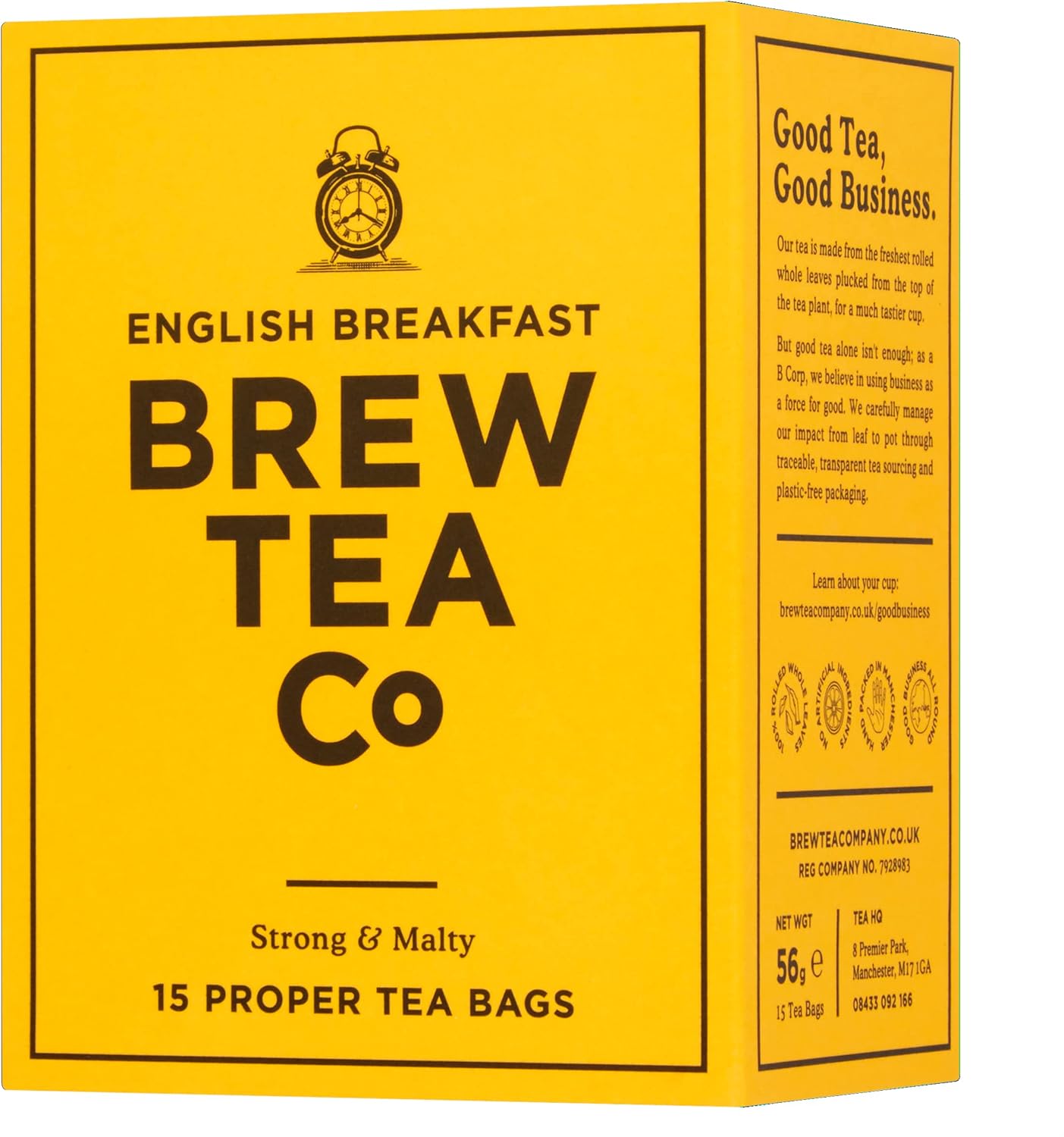 Brew Tea Co English Breakfast Whole Leaf Tea Bags, 15-Pack 7