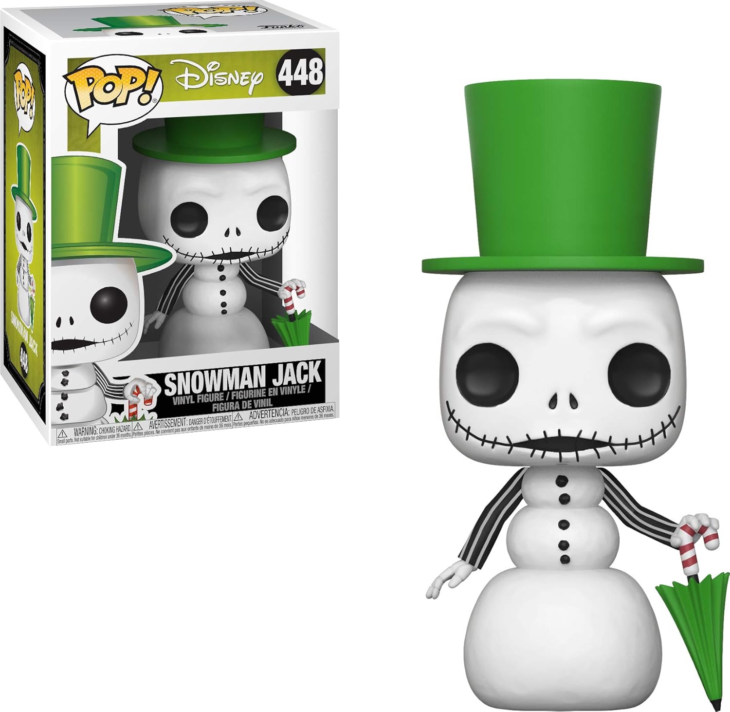 Funko Pop! Disney: The Nightmare Before Christmas - Snowman Jack Skellington Vinyl Figure (32836)