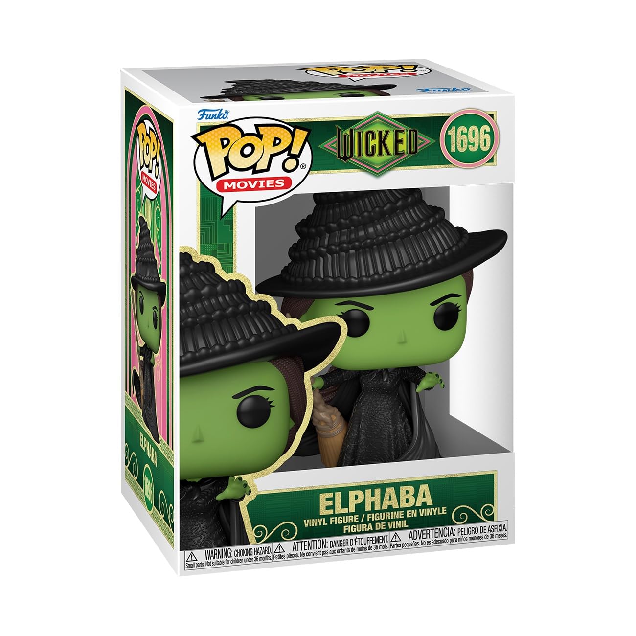 Funko POP! Movies: Wicked - Elphaba Vinyl Figure | 3.75-inch | Model 79747