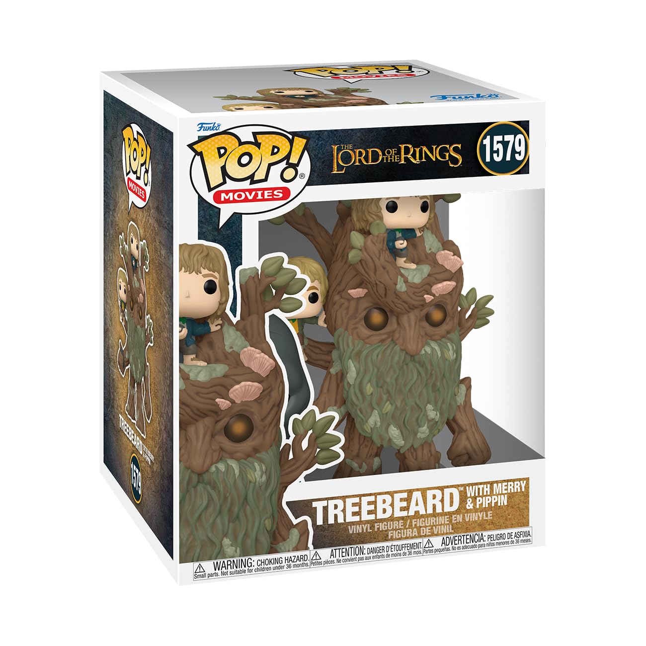 Funko Lord of the Rings - Pippin Took with Treebeard & Merry Vinyl Figure | 6-Inch